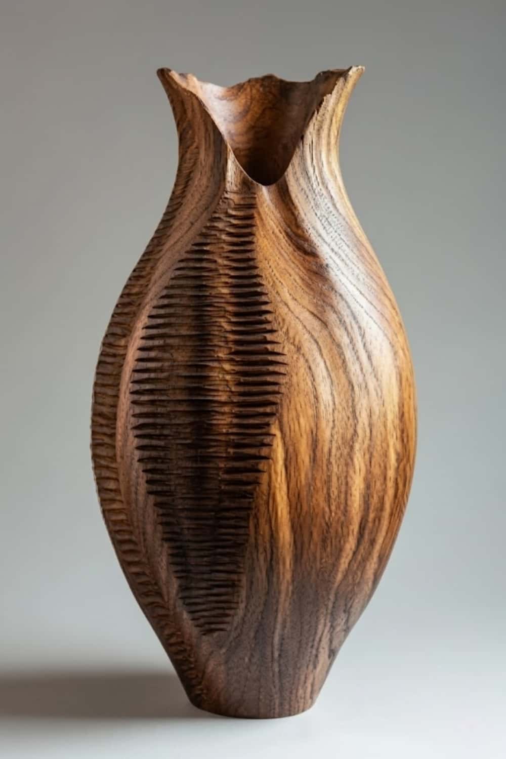 Vase Wood Sculpture #WG069