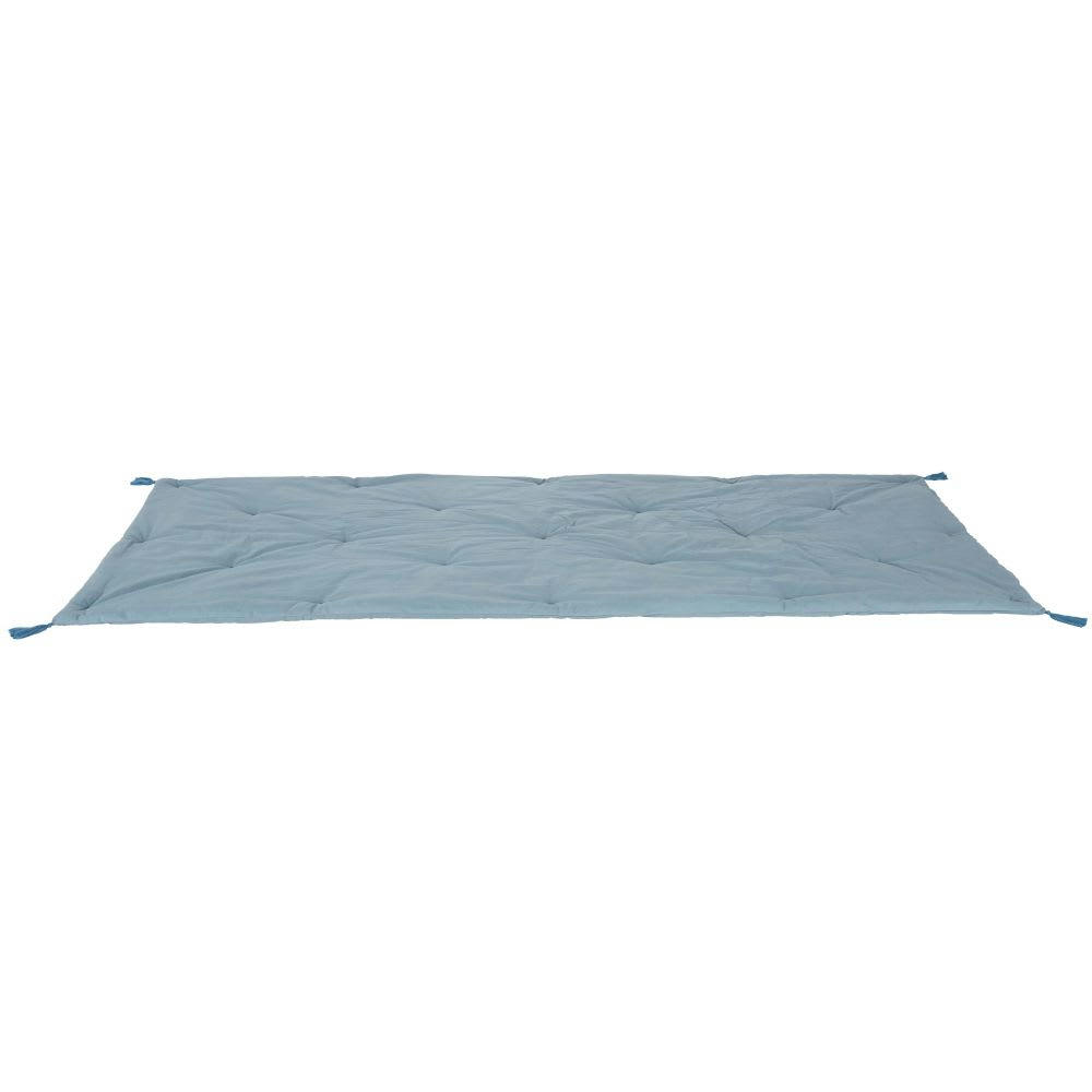 BOUDINI - Surmatelas bleu 85x185
