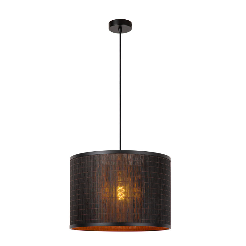 Suspension Tagalog noire Ø 40 cm E27 40 W LUCIDE