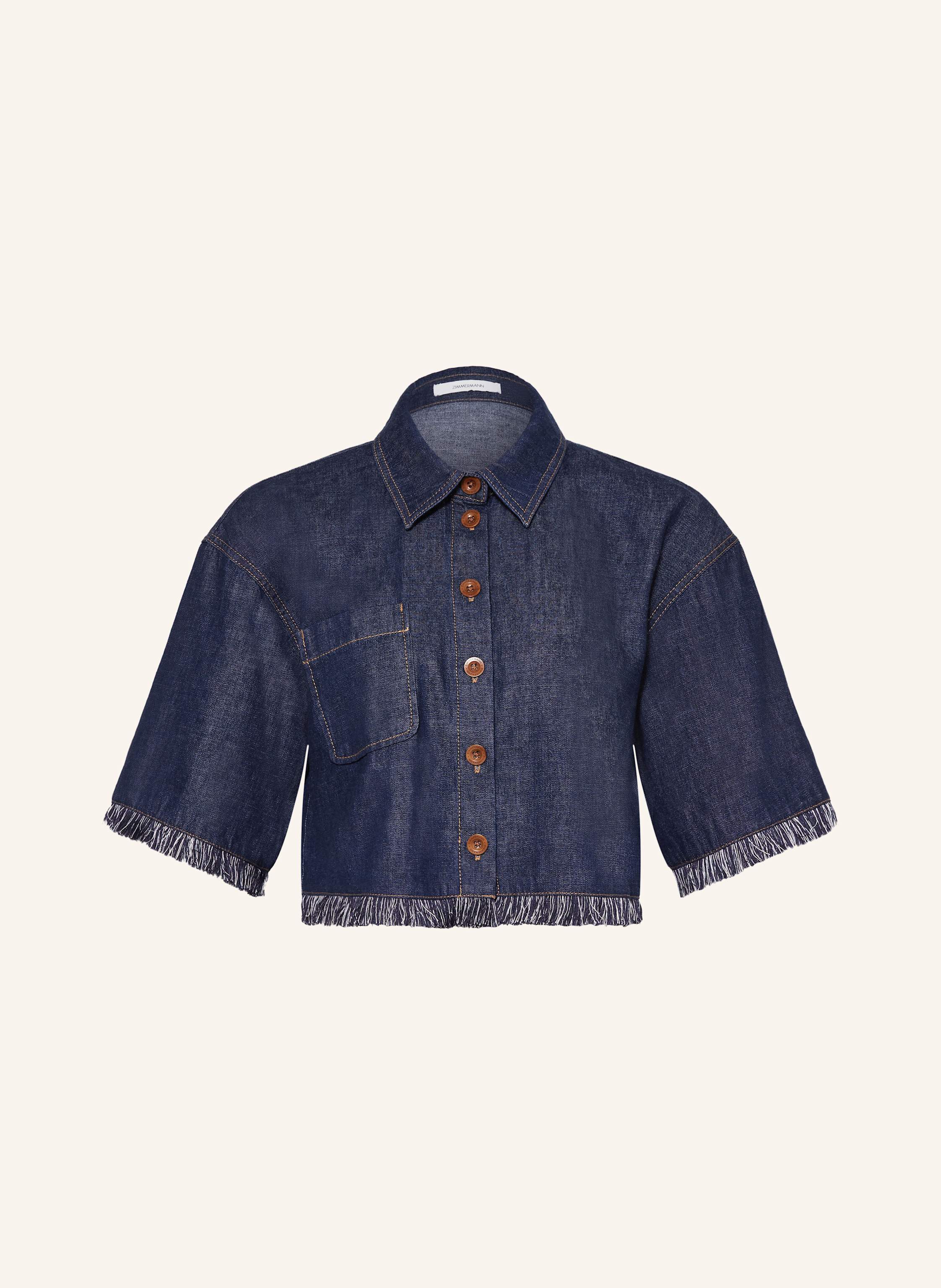 ZIMMERMANN Cropped-Jeansbluse RHIANNON
