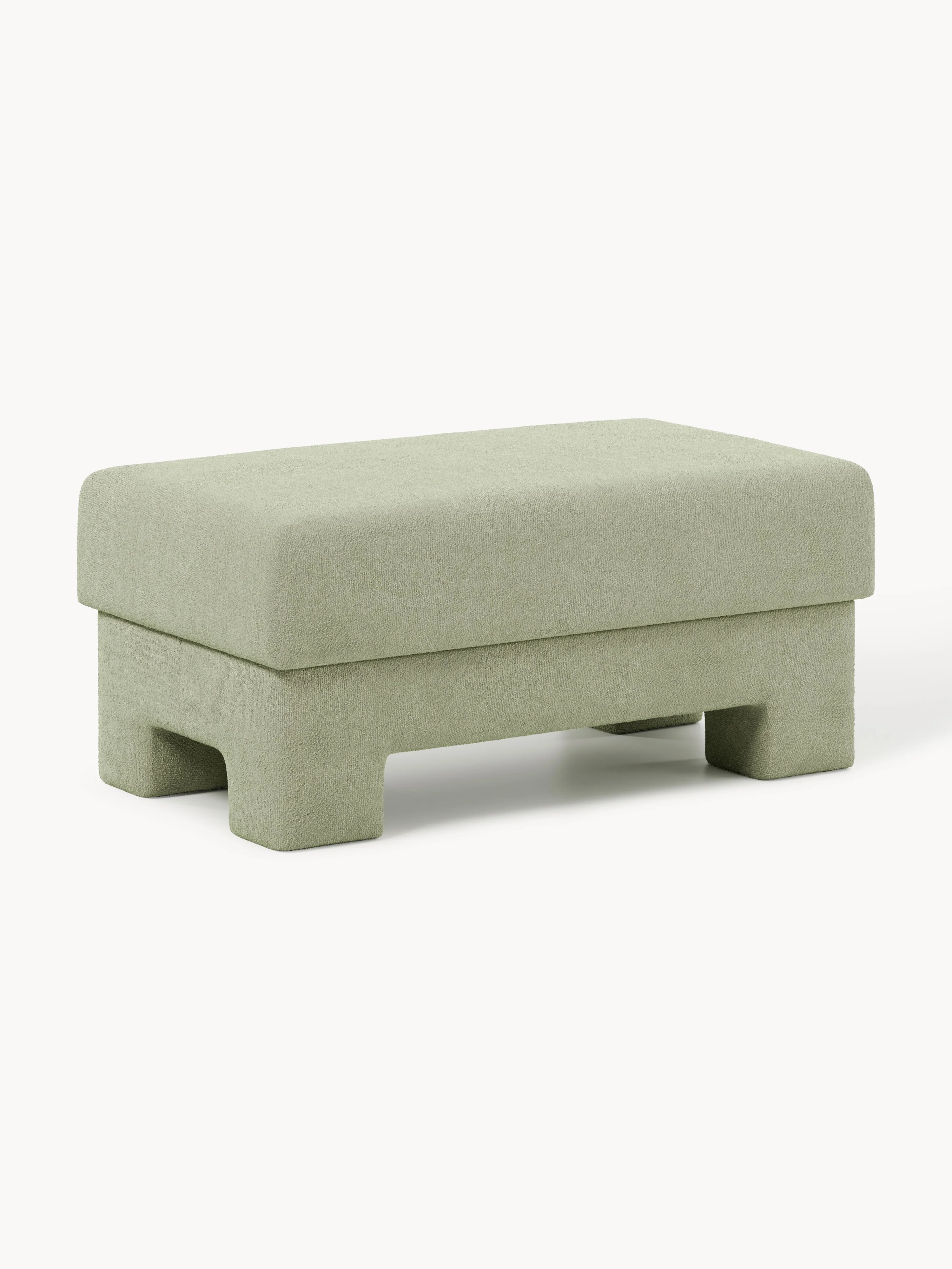 Sofa-Hocker Atlas aus Bouclé
