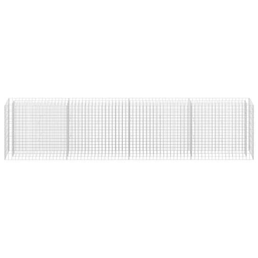 NNEVL Gabion Raised Bed Galvanised Steel 360x30x90 cm