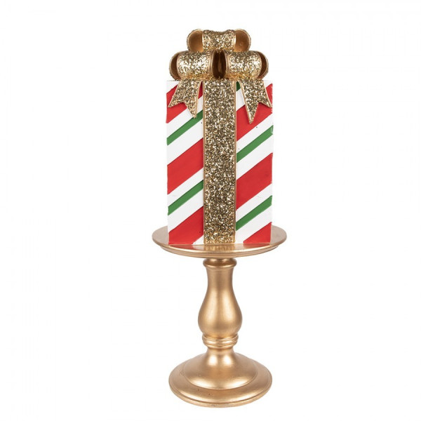 Dekoracja figurka prezent świąteczny 46 cm