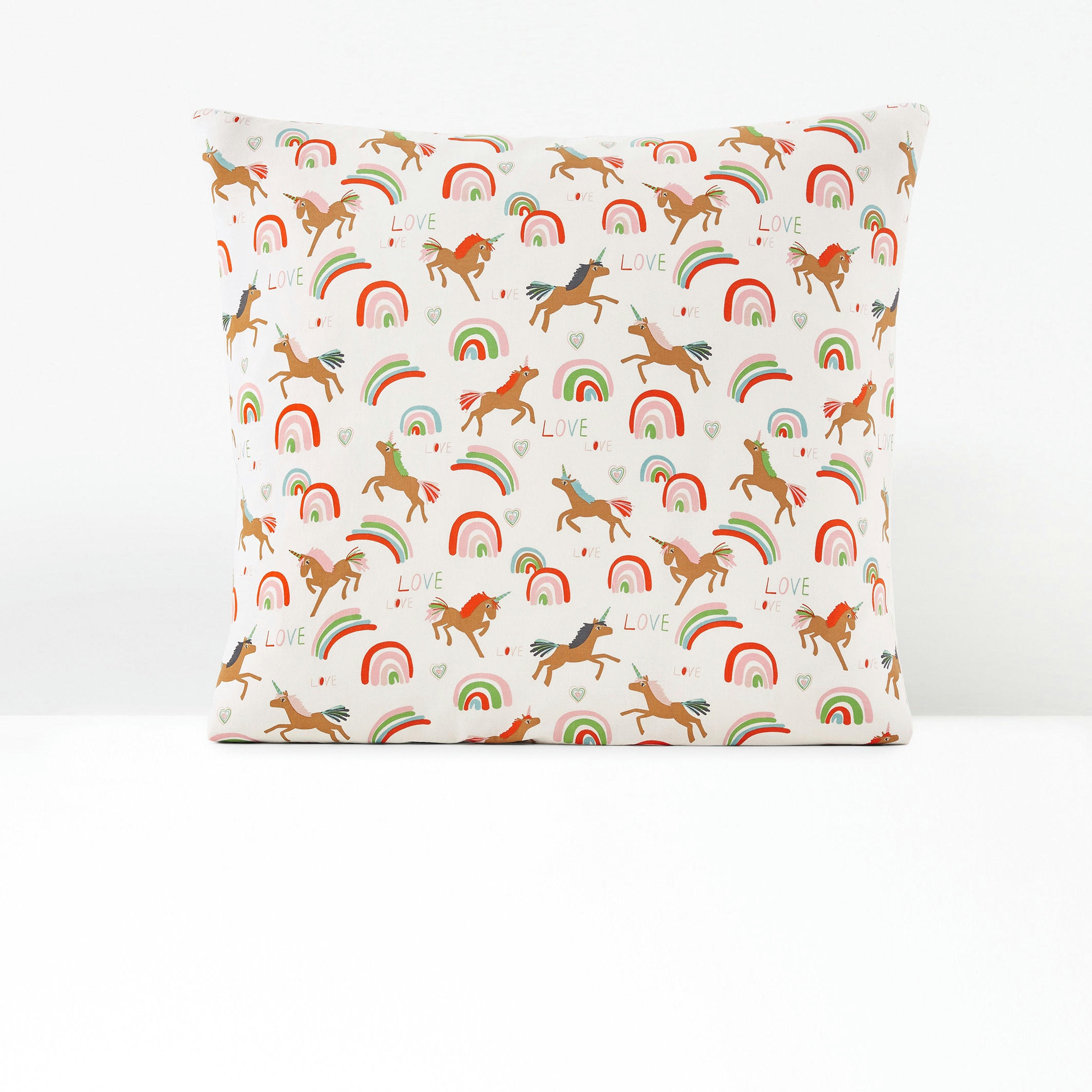Taie d’oreiller en coton biologique, Licorne