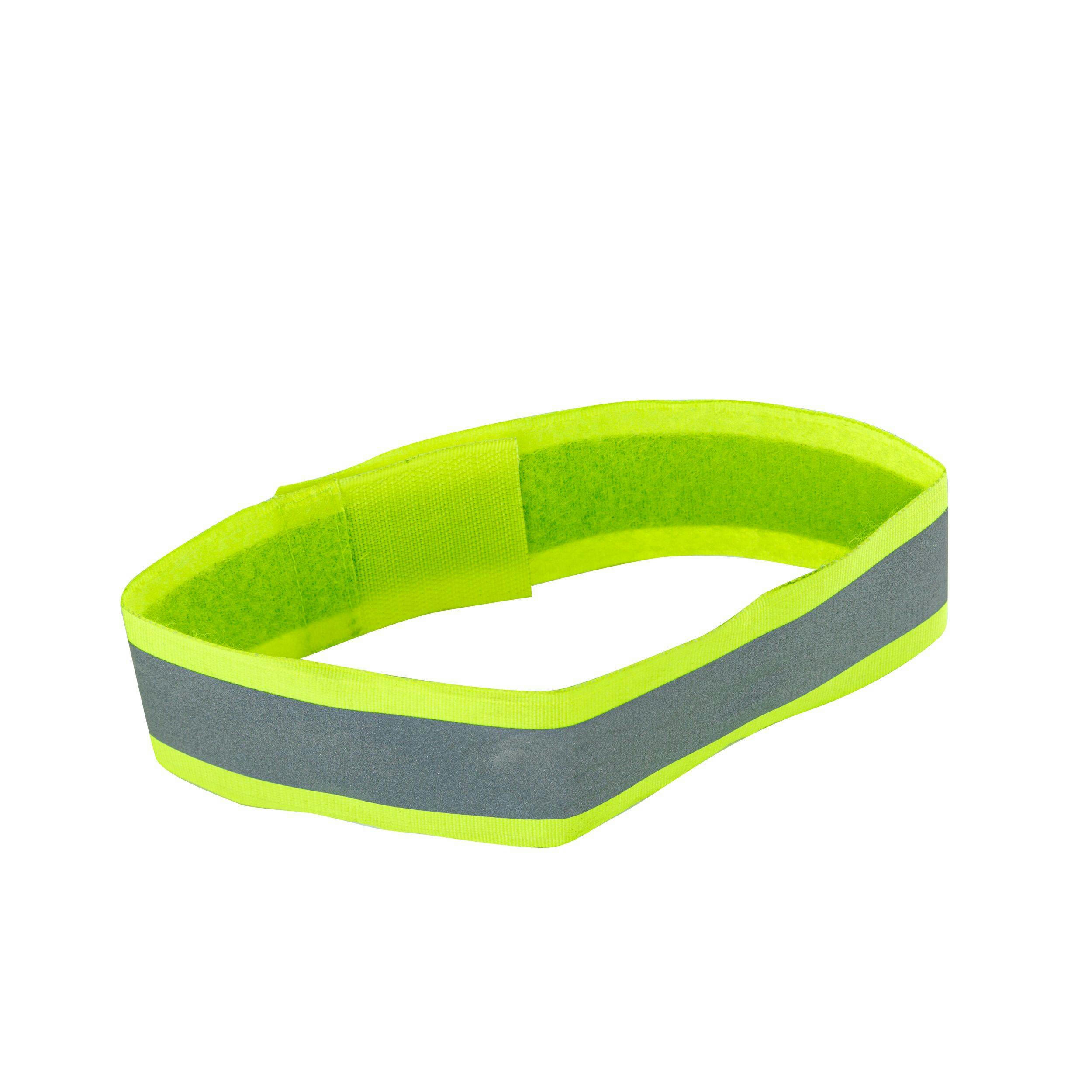Supercycle Reflective Safety Bike Strap For Arms or Legs, Green, 17-in