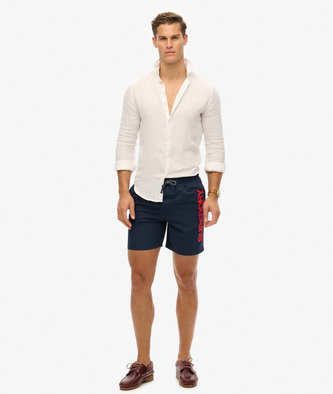 Sport Graphic 17-inch Recycled Swim Shorts