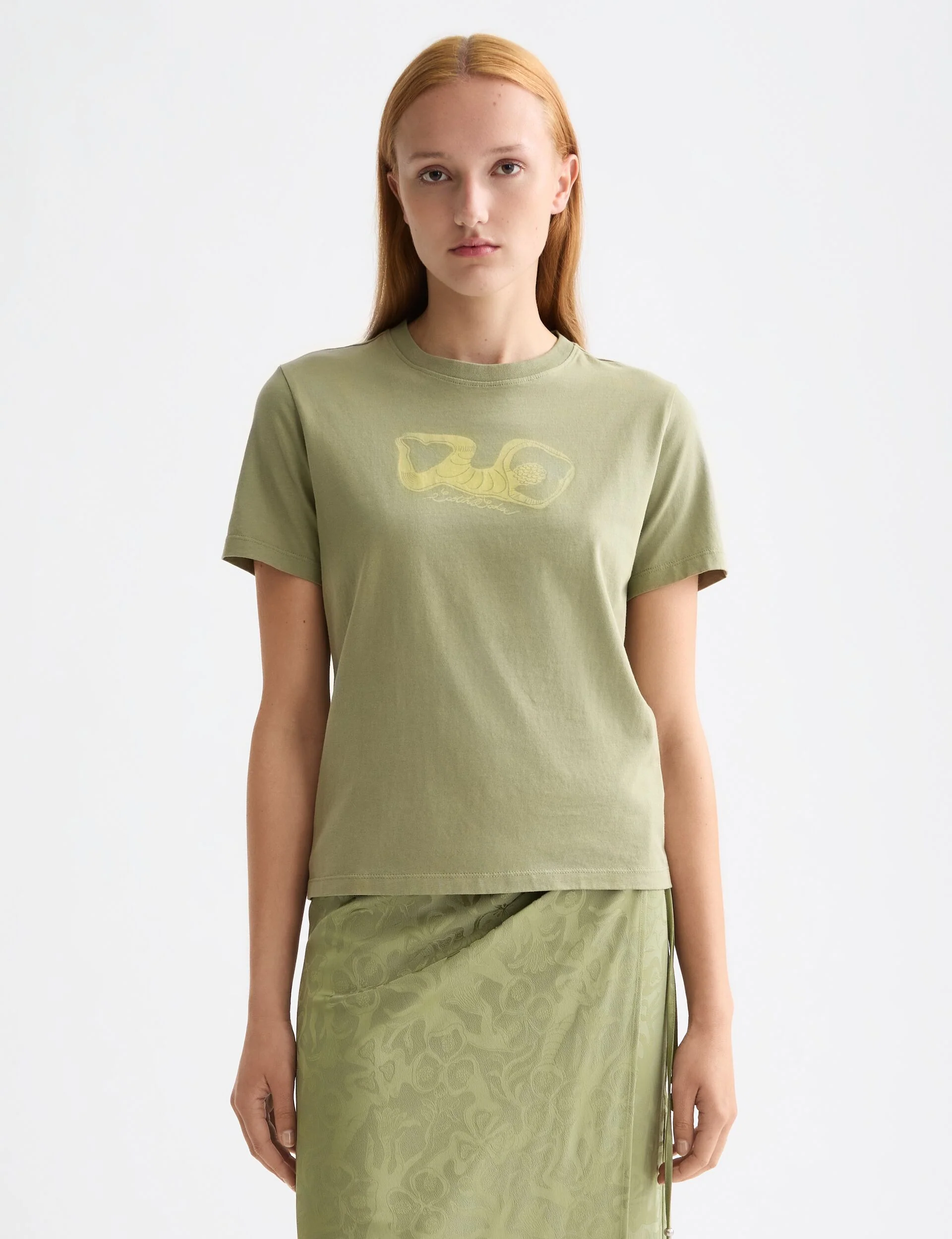 Chest artwork regular fit T-shirt