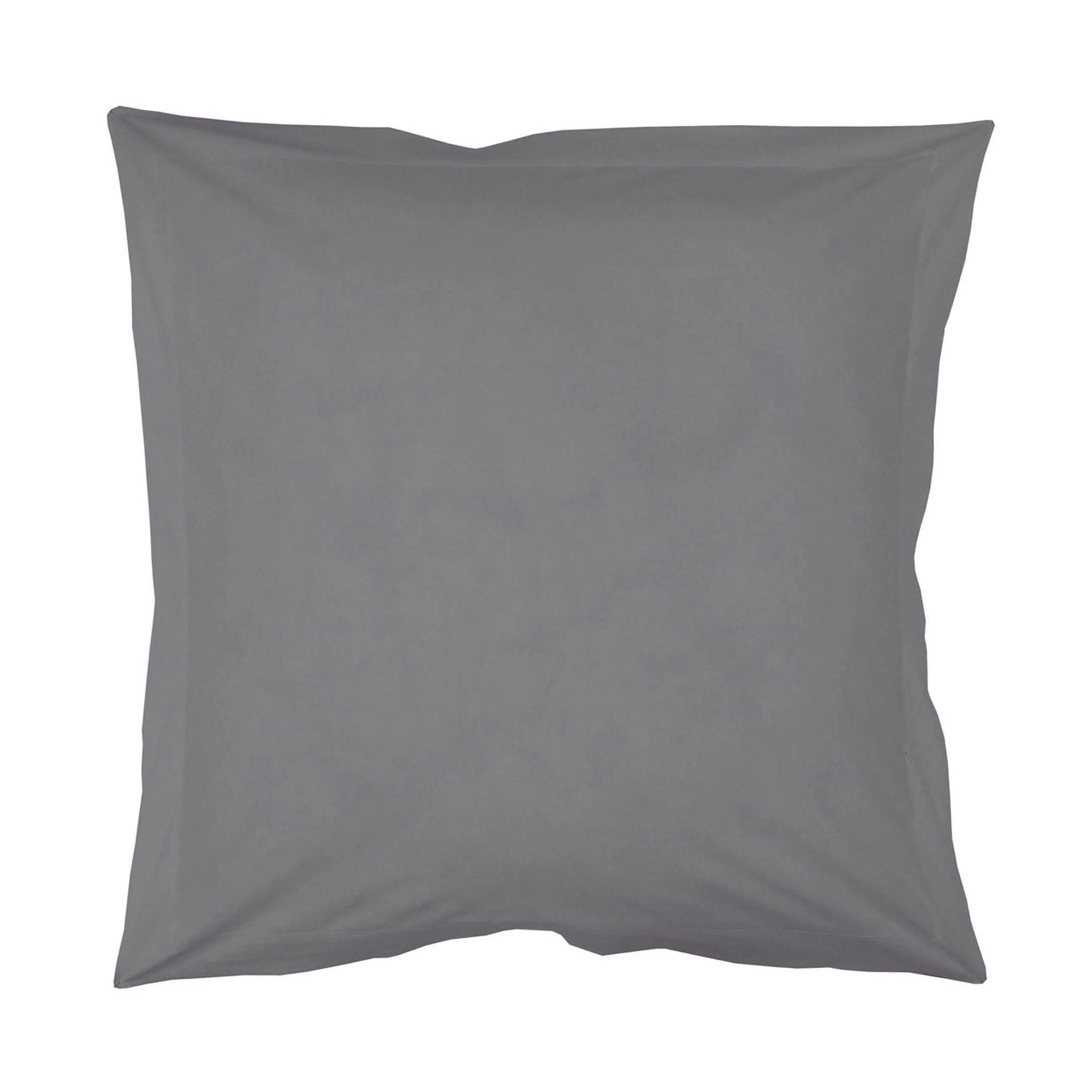 - Taie d'oreiller douceur d'intérieur grise 63x63