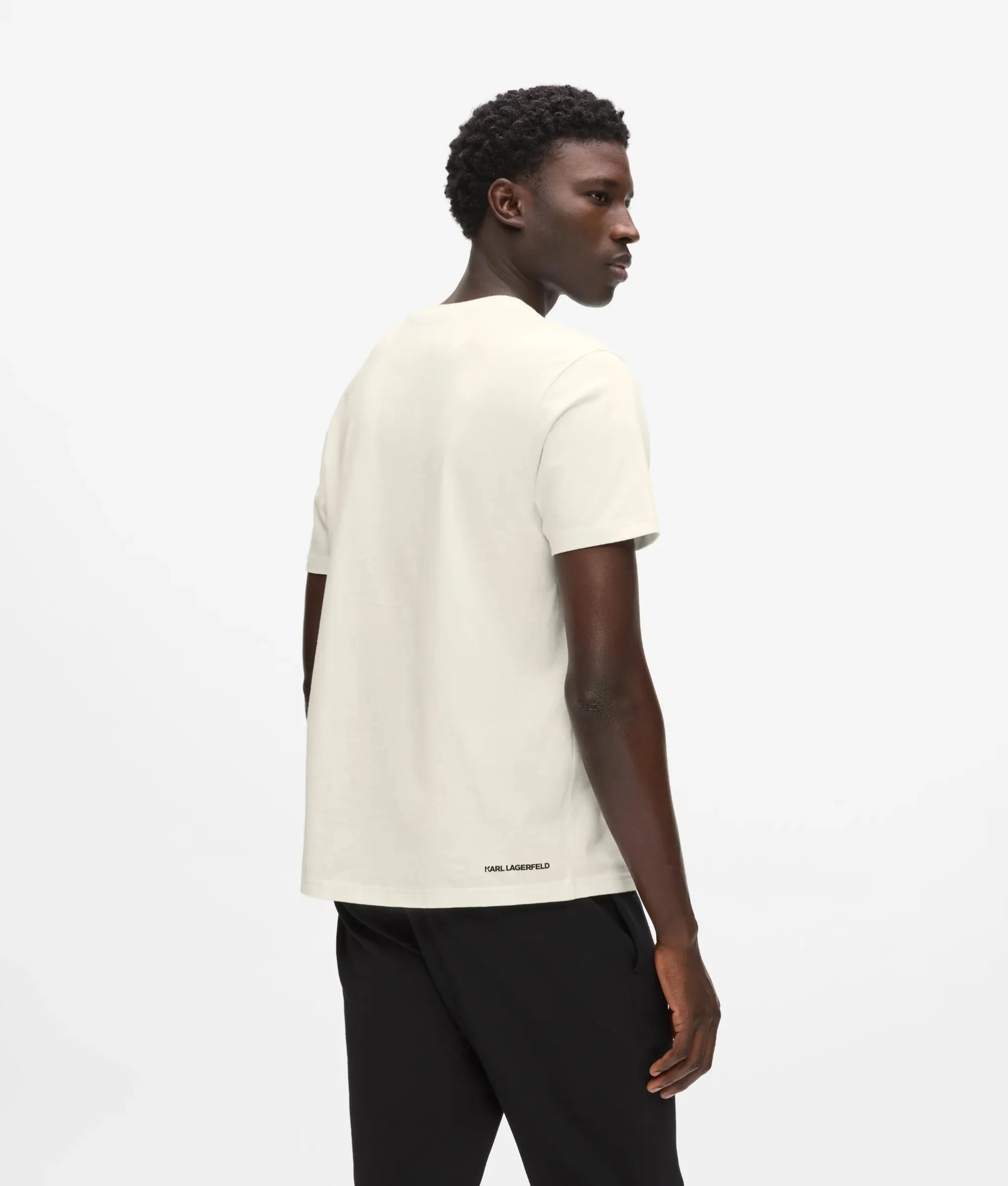 T-shirt à croquis de la Maison de Karl