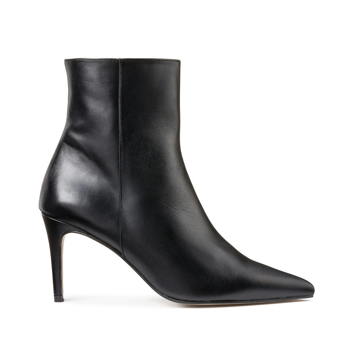 Boots en cuir talon aiguille