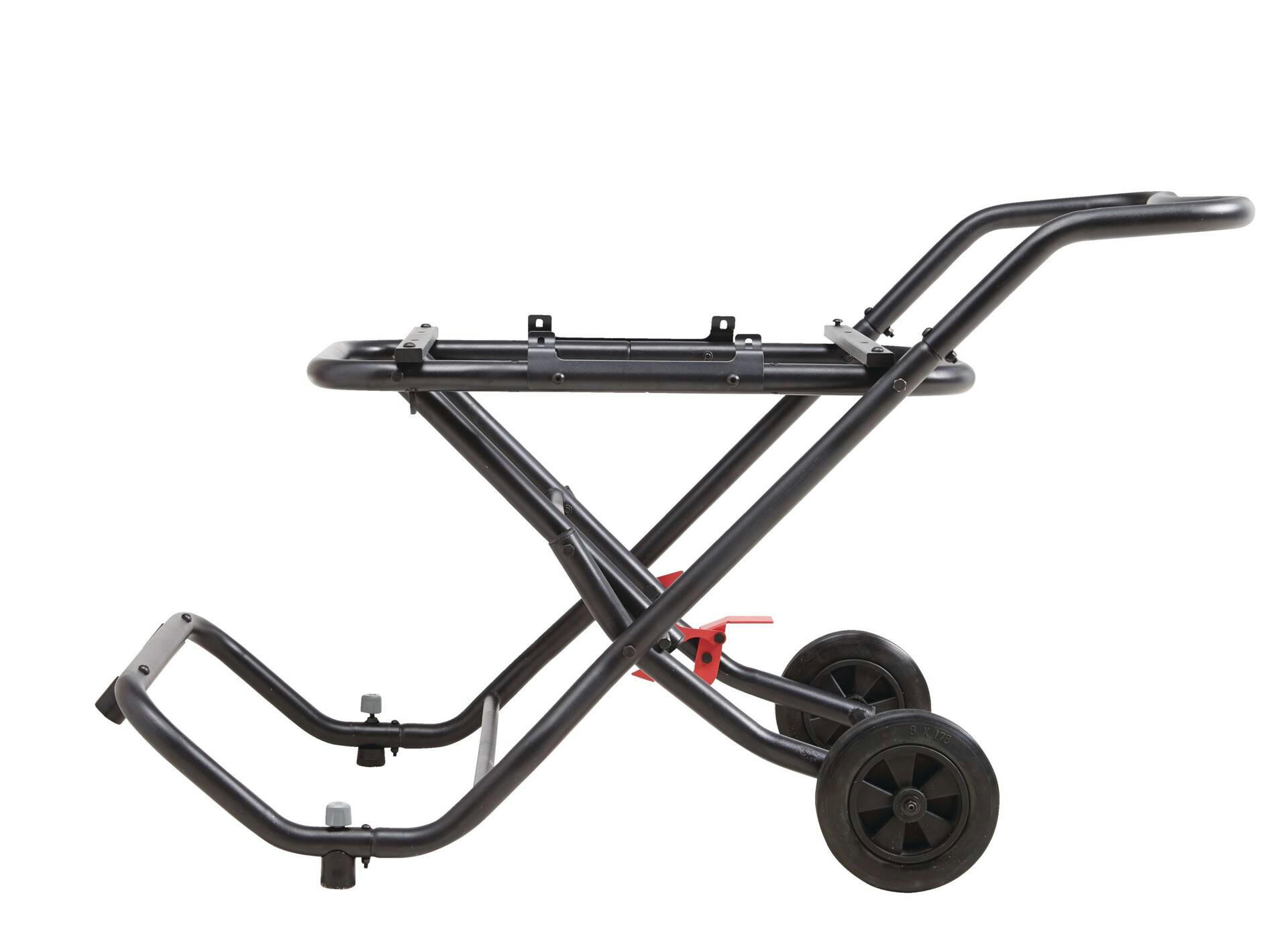 MAXIMUM Easy-Rise Table Saw Stand with 2 Wheels