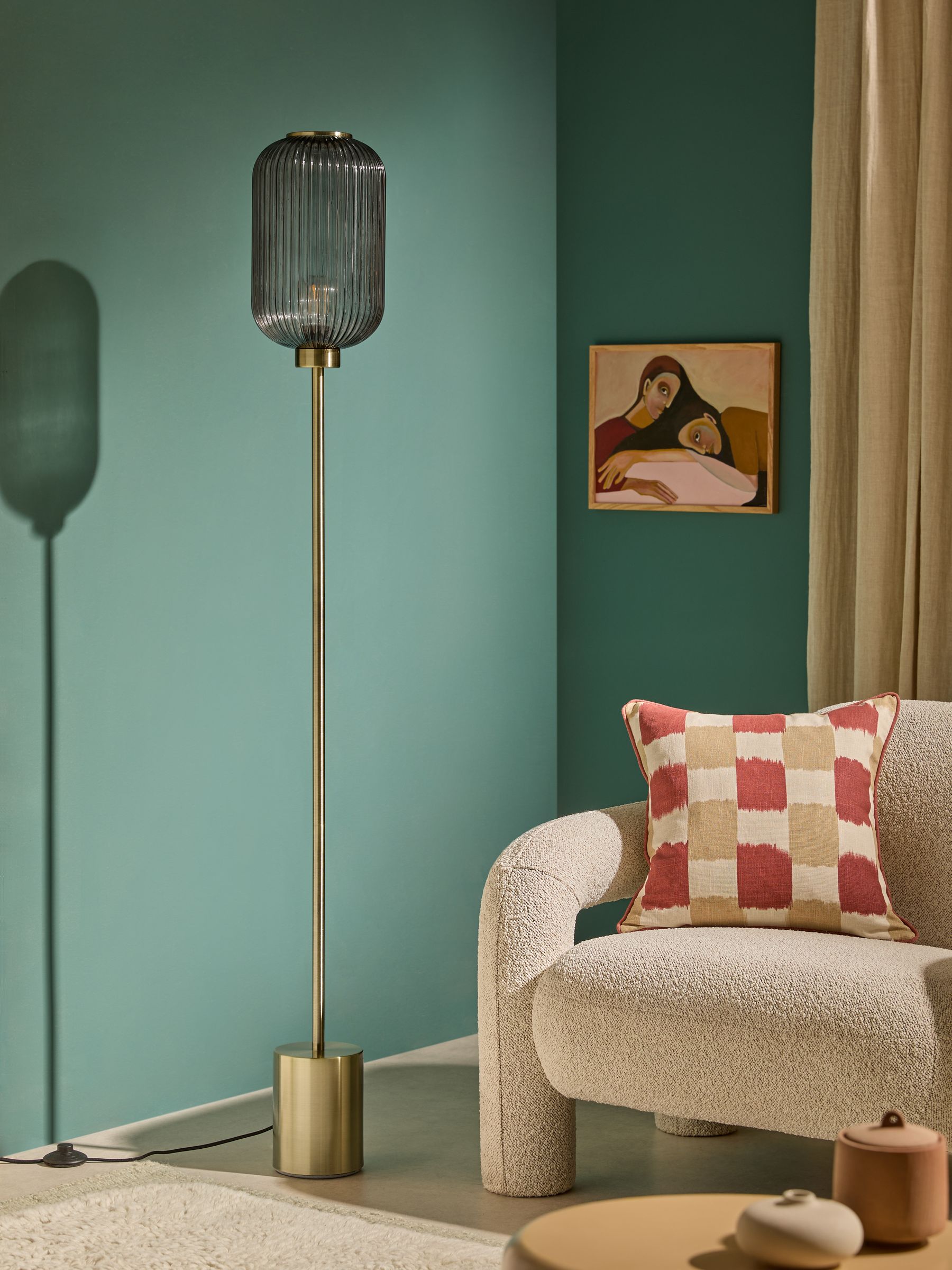 Briz Floor Lamp in Grey