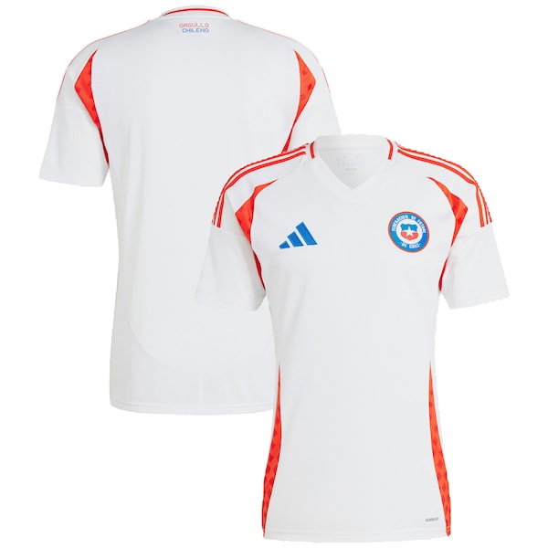 Chile National Team adidas 2024 Away Replica Jersey - White