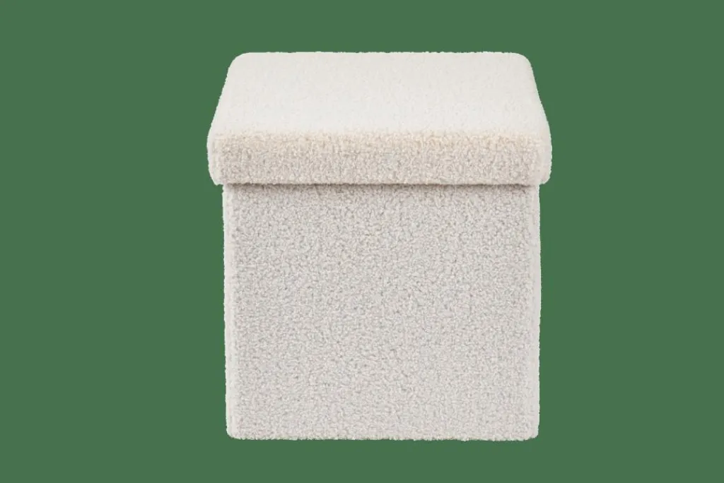 Kids|Poufs De Rangement^CASA STOR Pouf Pliable Avec Rangement Blanc