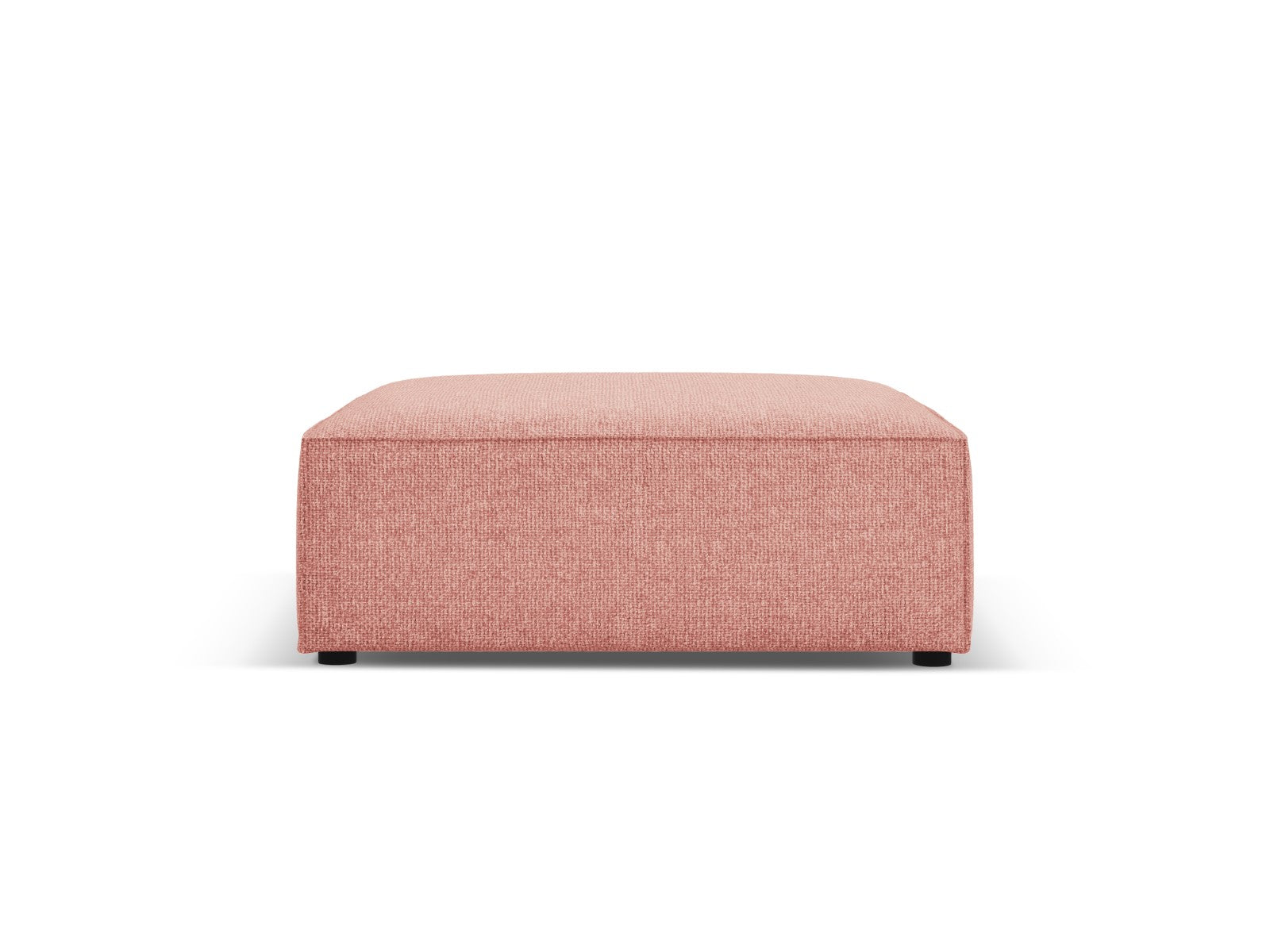 Cosmopolitan Design Poef Arendal chenille, roze - 80x102x40cm