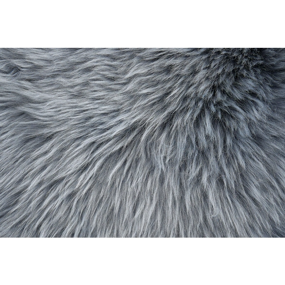 Teppich »Schaffell«, ca. 60x85 cm, dunkelgrau
