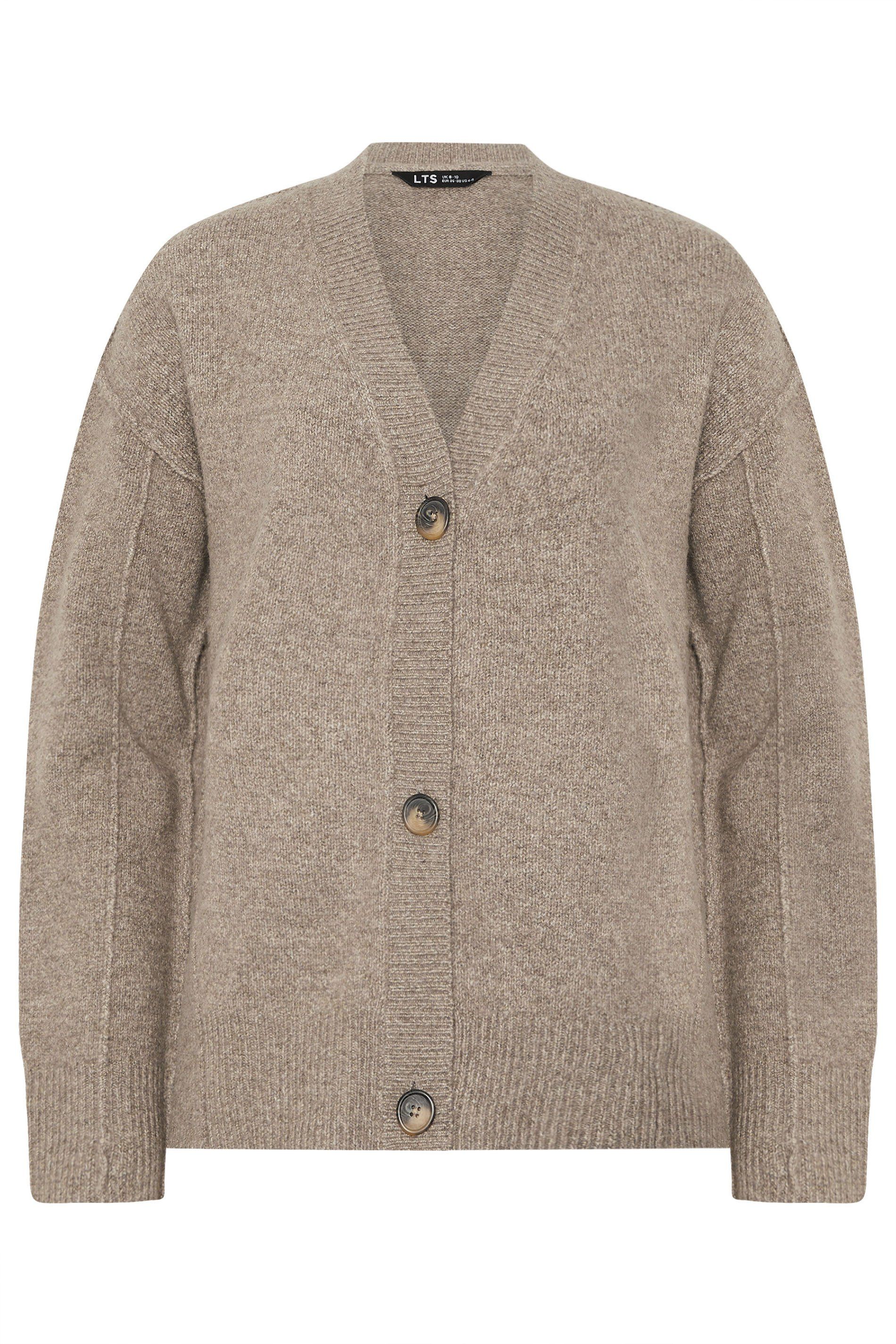 Long Tall Sally Tall Seam Detail Knitted Cardigan