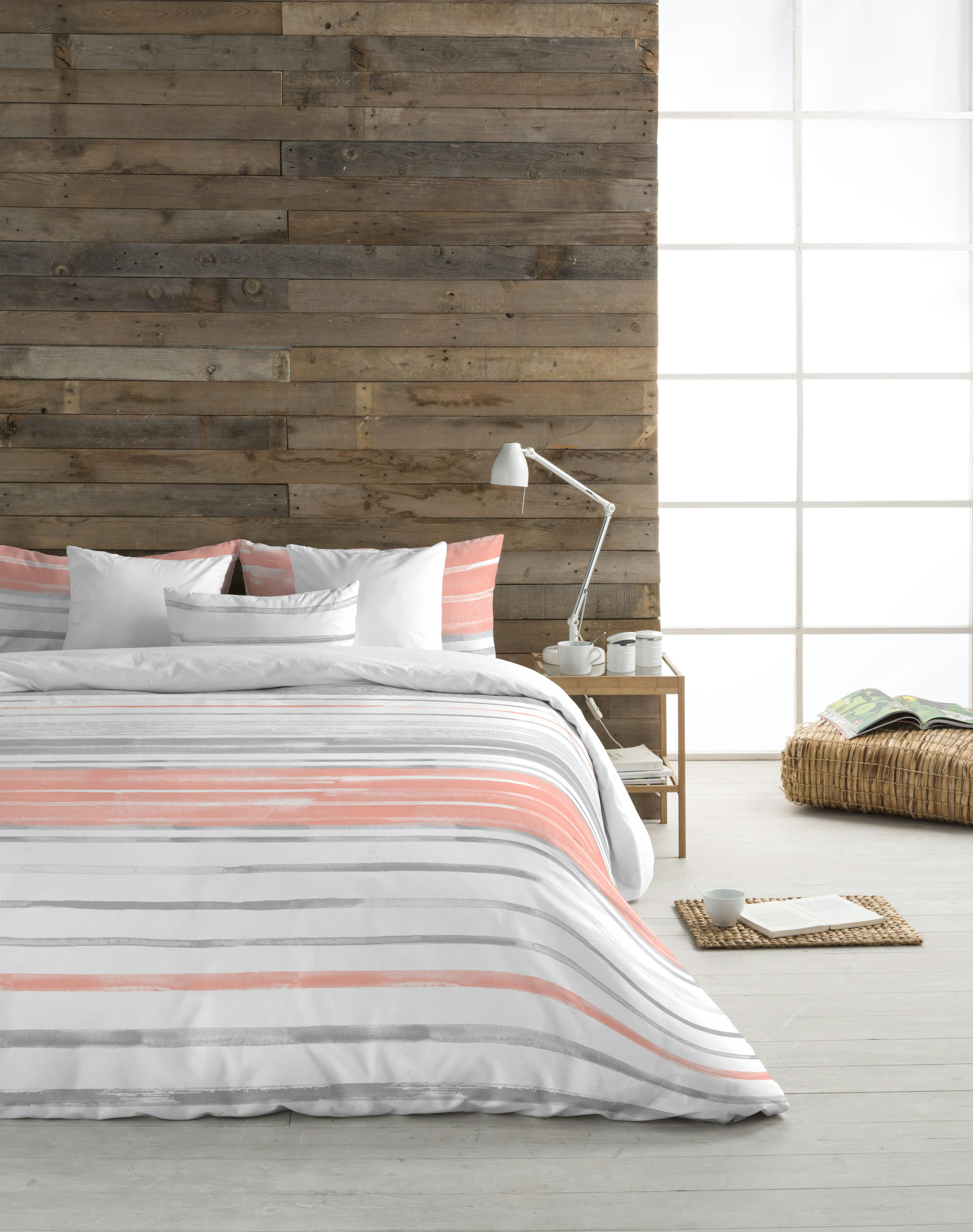 SCRATCH - Housse de couette 100% coton avec imprimé géométrique 220X220 cm