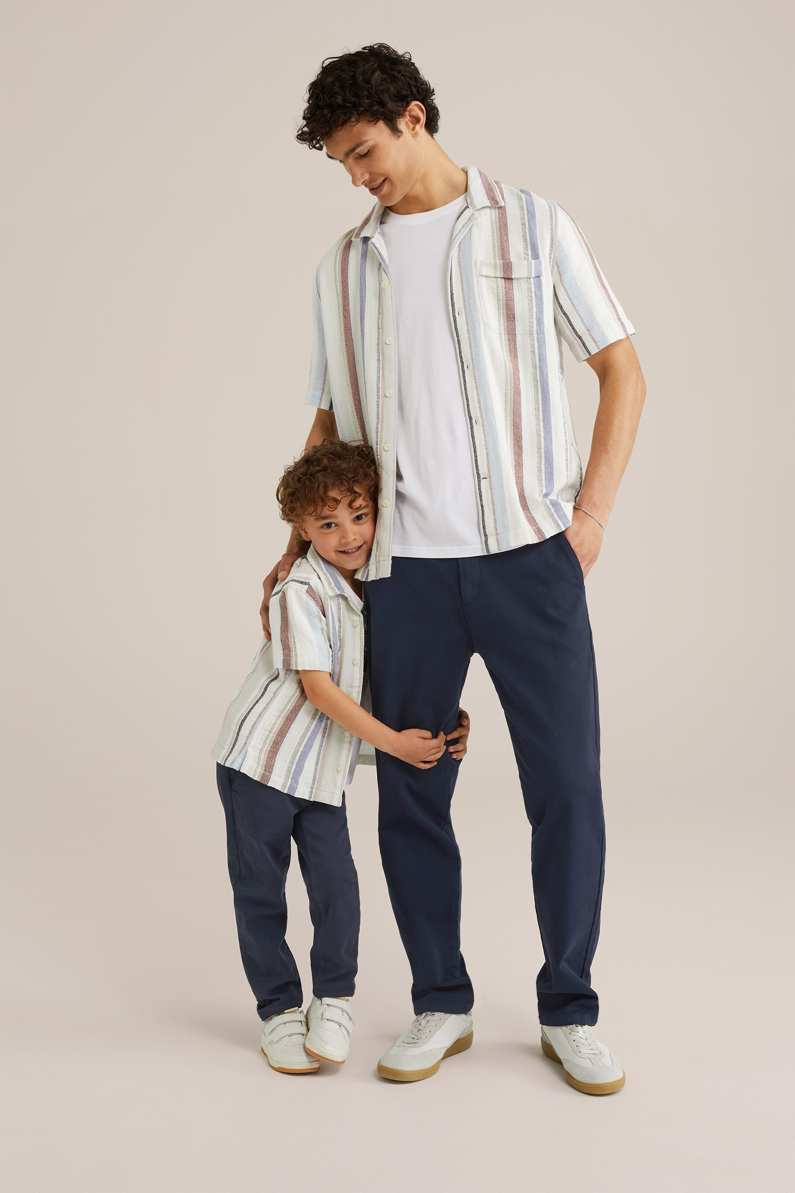 Heren Regular fit overhemd met structuur