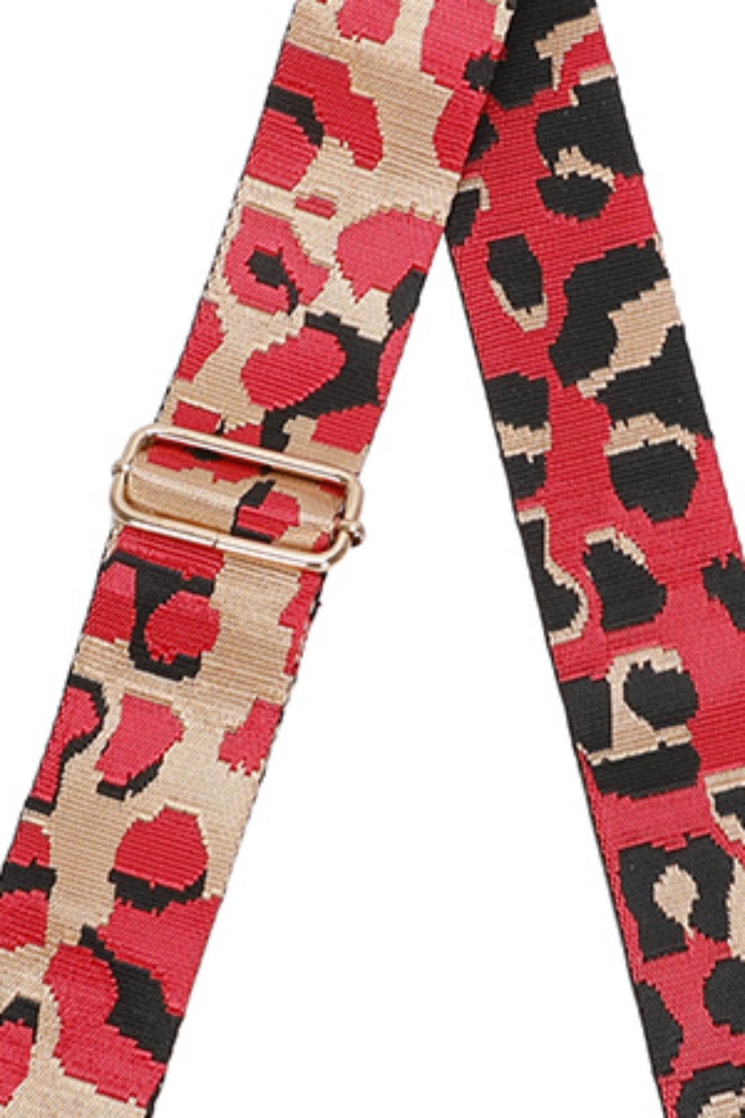 Fontanella Fashion Leopard Print Canvas Adjustable Strap