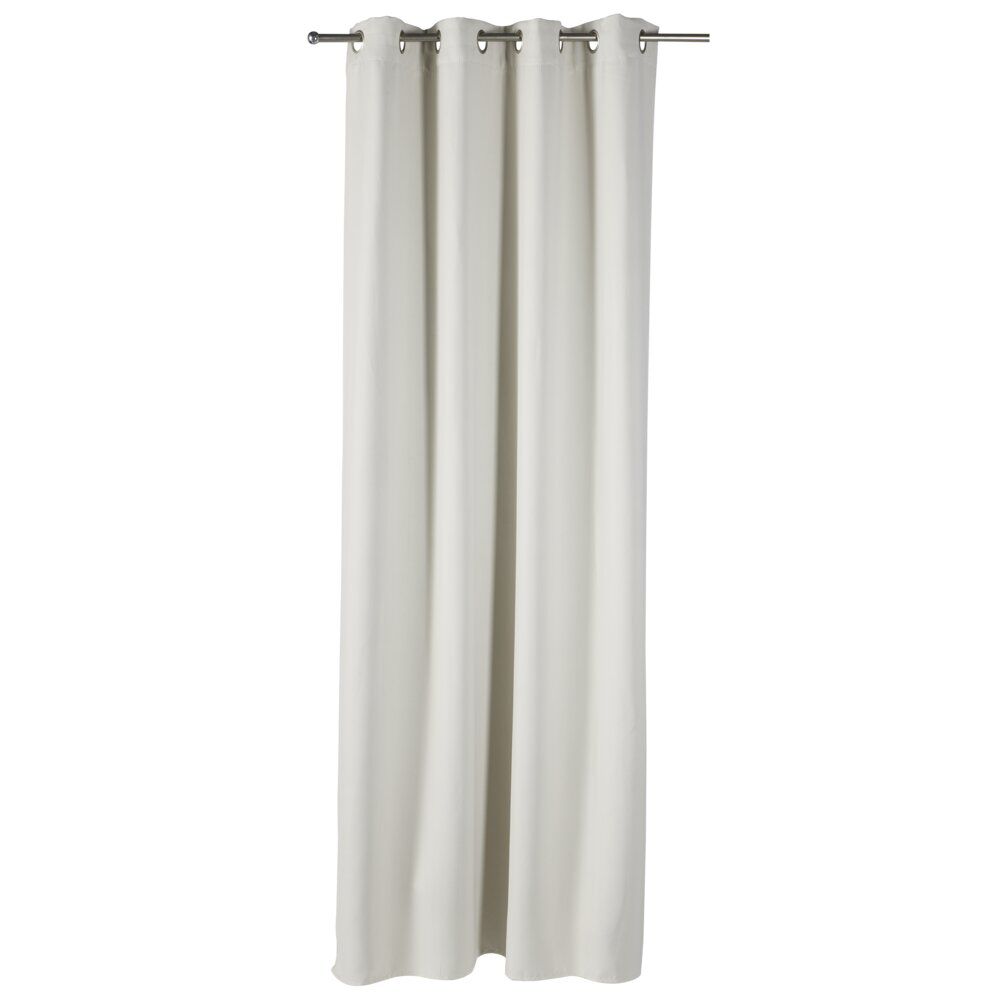 Rideau occultant porte beige 135x240cm