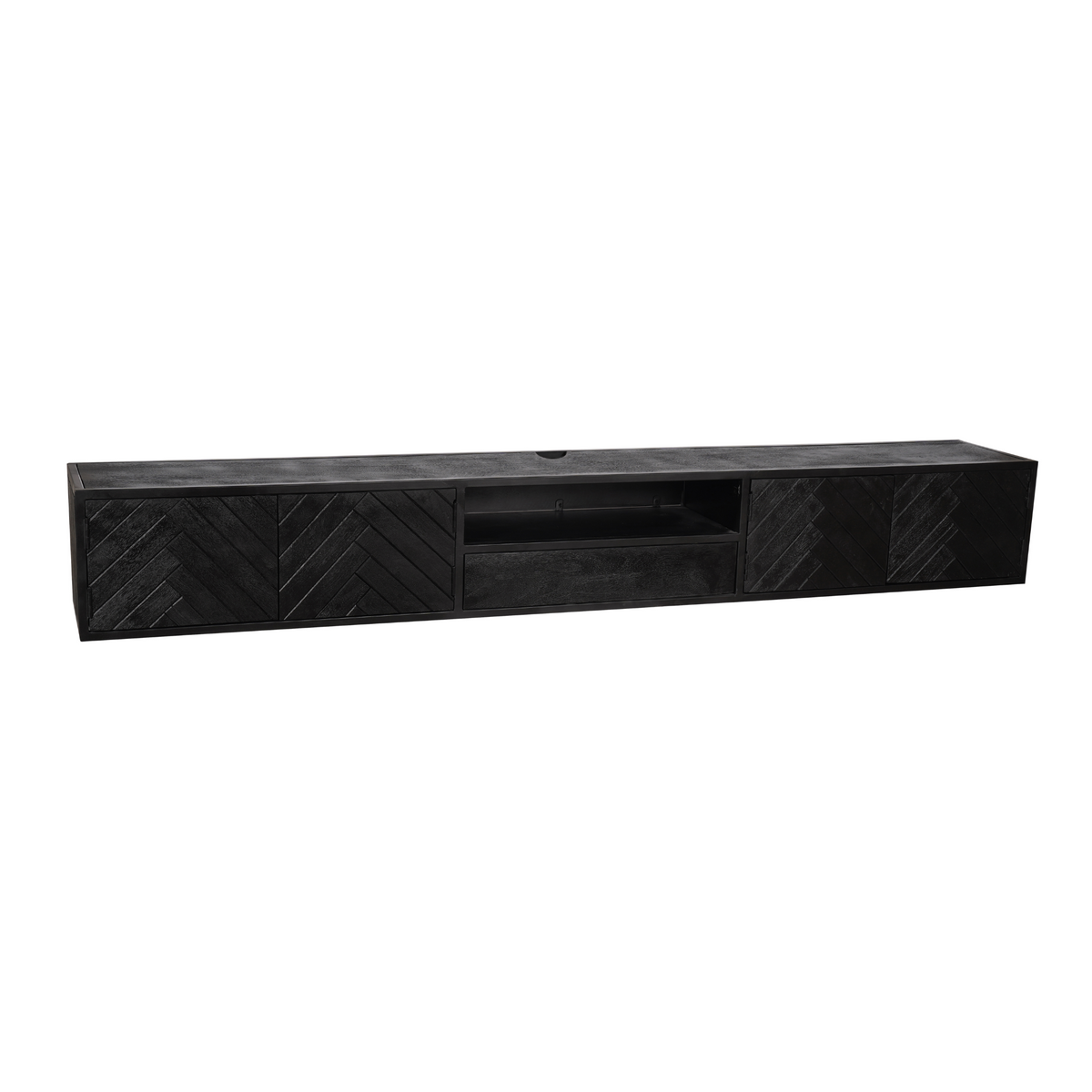 Starfurn tv meubel New York - zwart - 35x280x33cm