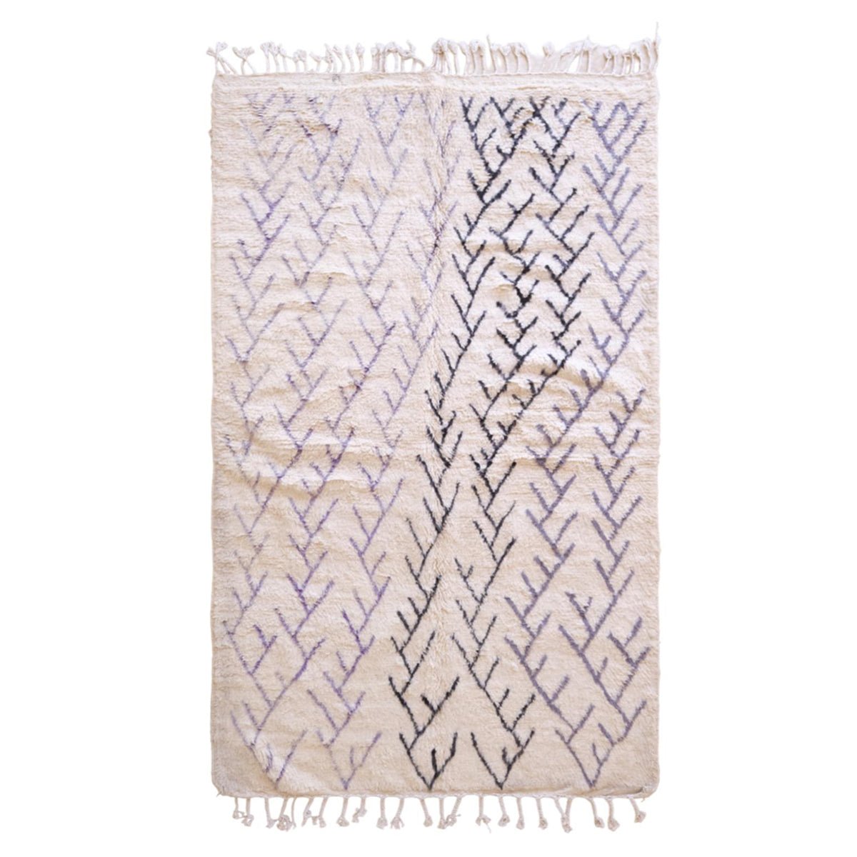 AFK Living vloerkleed Berber - handgemaakt - Wol - 120 cm x 170 cm