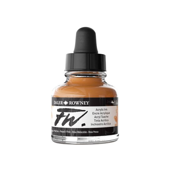 Daler-Rowney Peach Pink FW Artists Ink 29.5ml