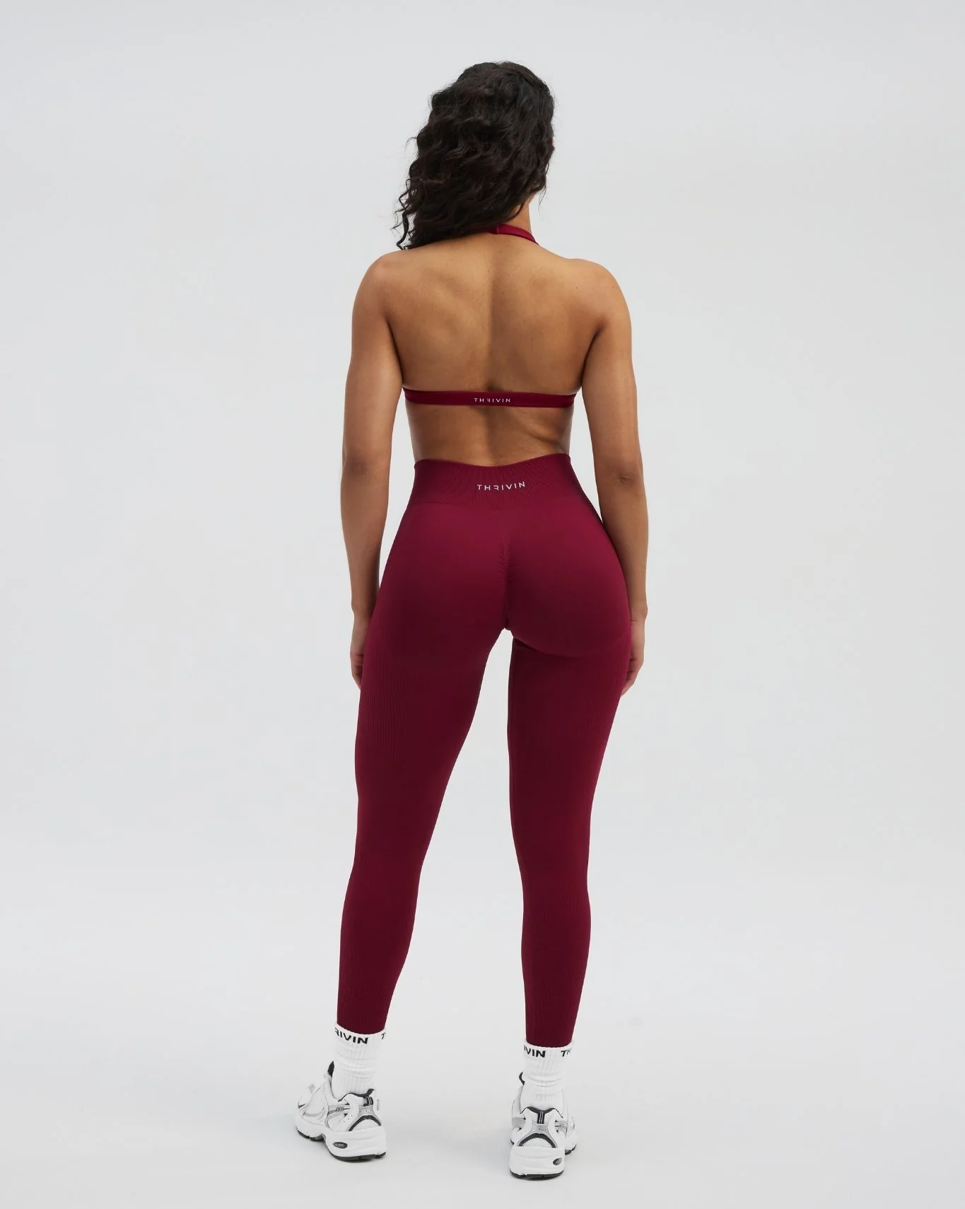 Elevate™ Sculpting Mid Waist Scrunch Leggings | Raspberry
