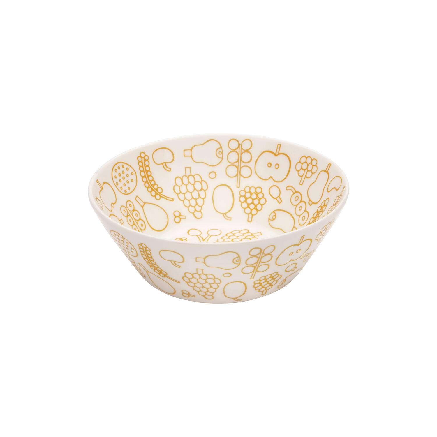Frutta sk&aring;l ø 15 cm, yellow
