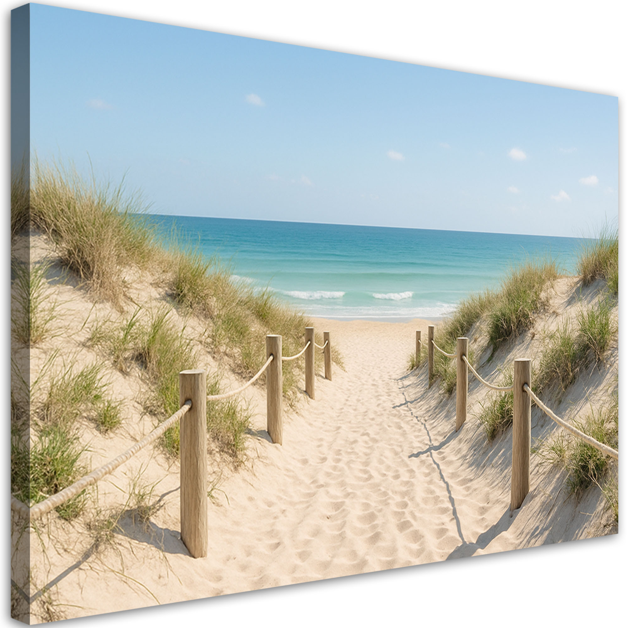 Obraz do salonu sypialni kuchni, Ścieżka na plażę Shabby Chic 30x20