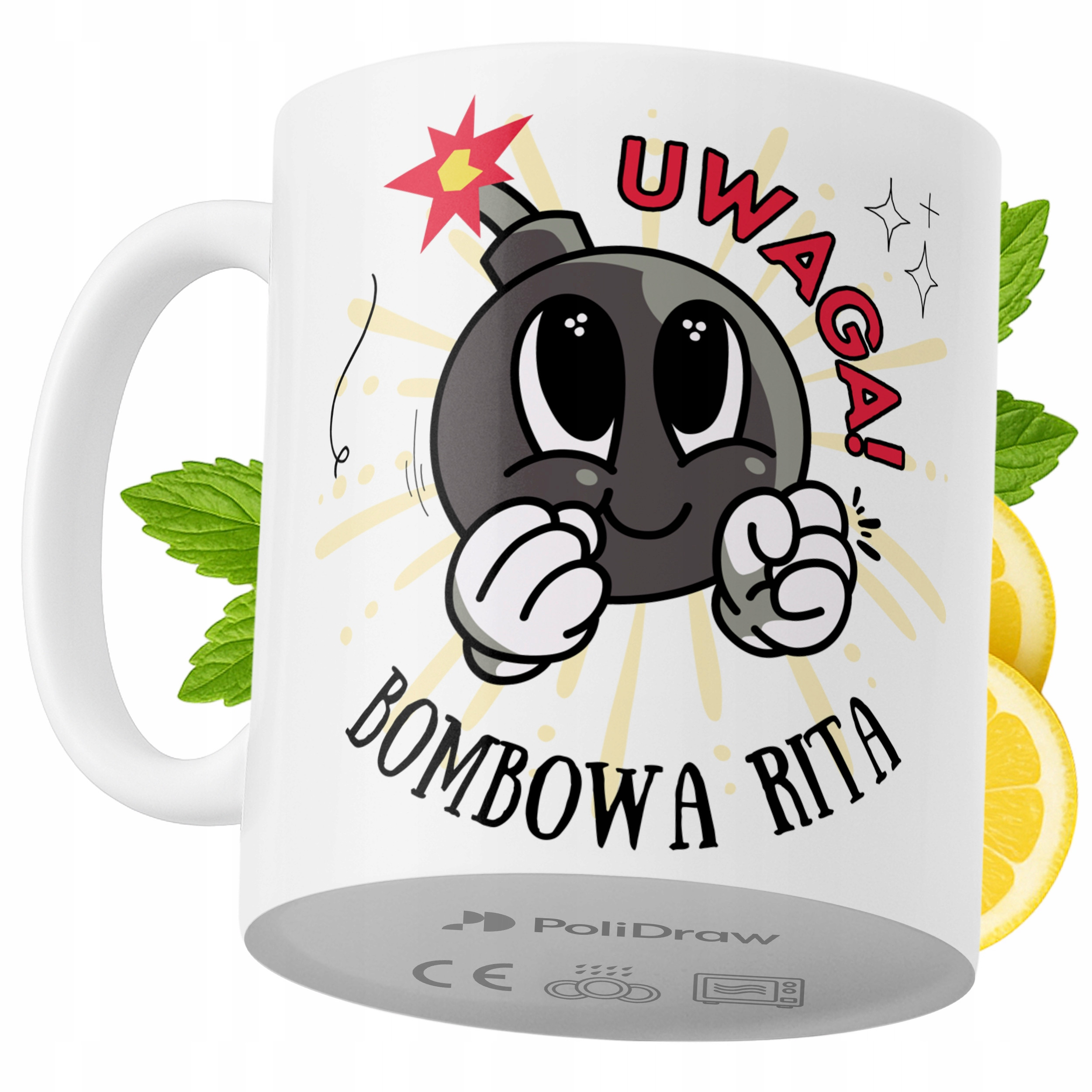 Kubek Dla Rity na Prezent z Nadrukiem ze Zdjęciem 330 ml PoliDraw