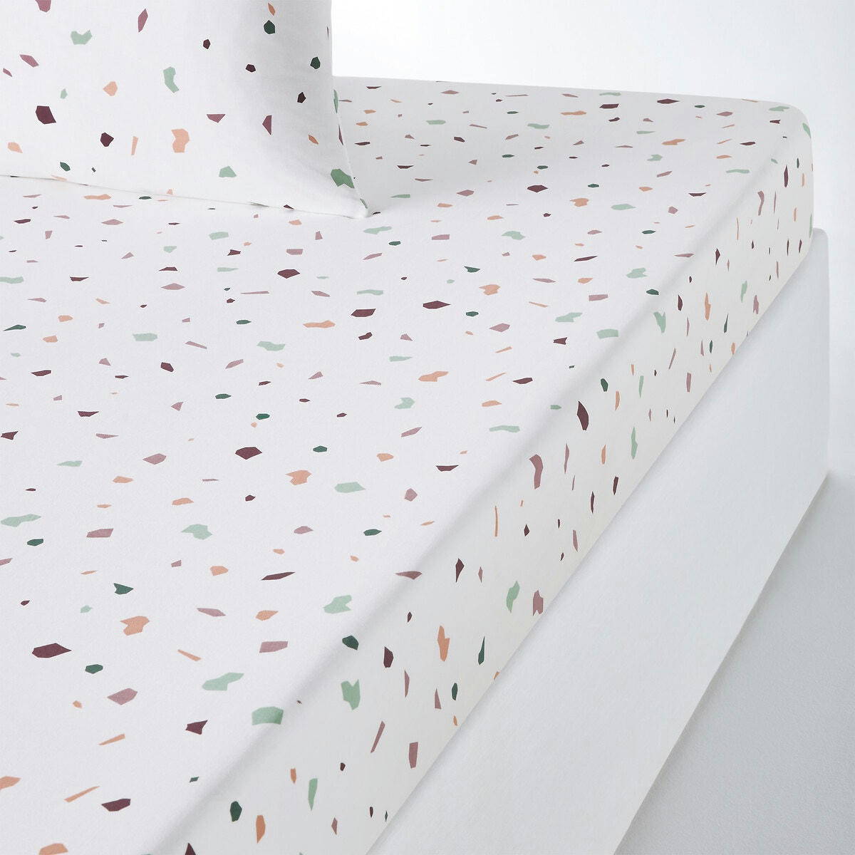 Drap housse coton bonnet 25 cm, Granito