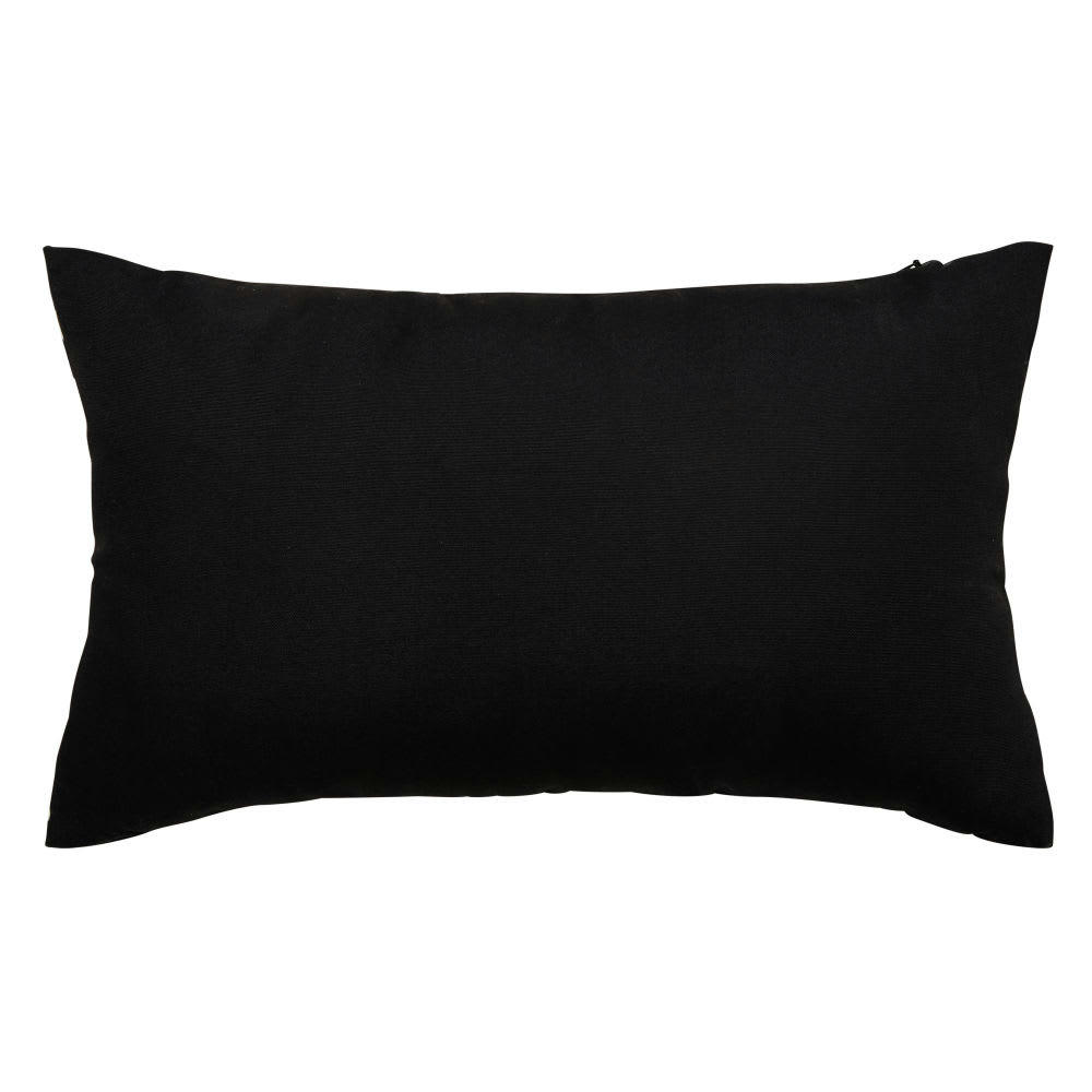 TALAIA - Coussin motifs graphiques noirs et blancs 30x50