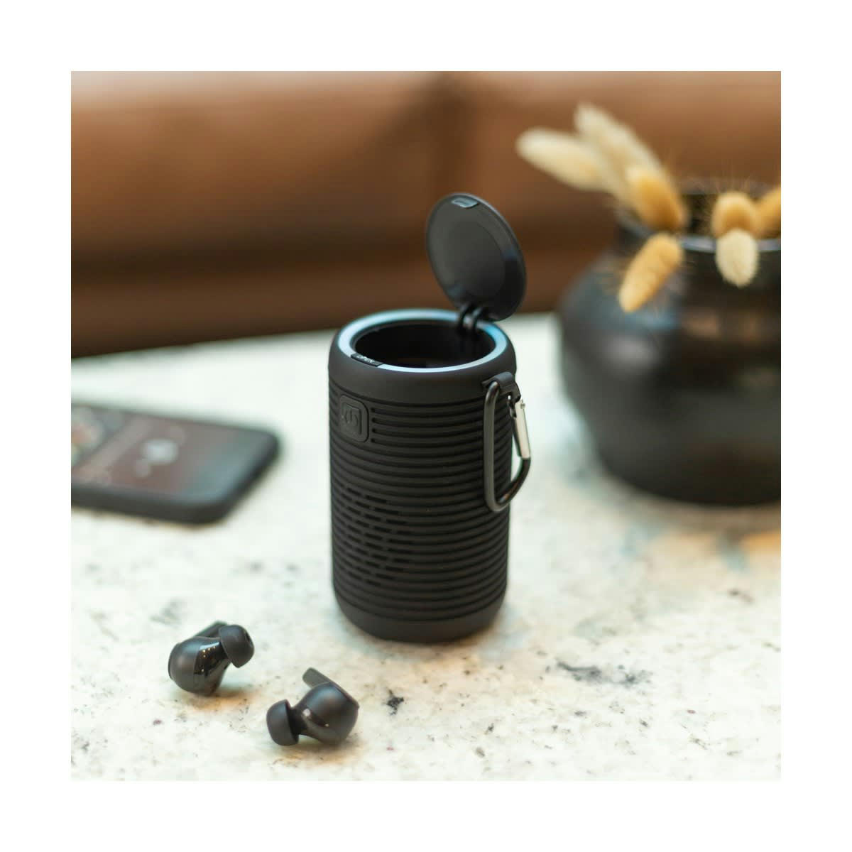 - Ecouteurs enceinte 2 en 1 Bluetooth®