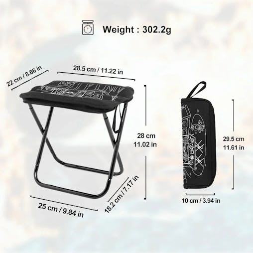 NNEOBA Camping Stool Foldable Chair