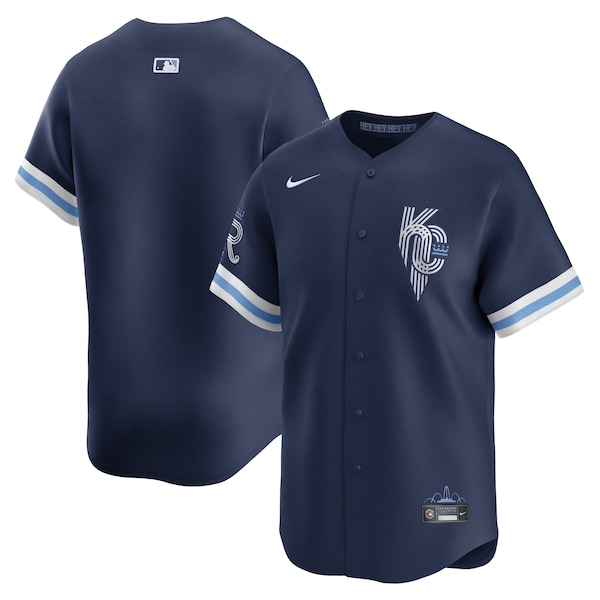 Kansas City Royals Nike City Connect Custom Limited Jersey - Navy