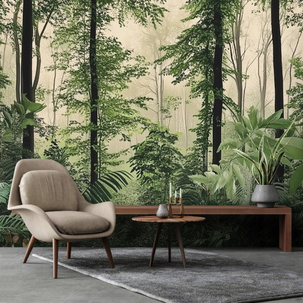 Fototapeta Las Drzewa Natura Sypialnia Salon Tapeta Flizelina 250X175