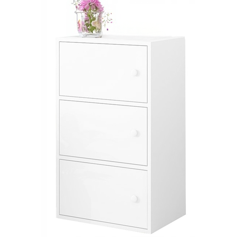 Nowoczesna pojemna komoda biała loft 78 cm