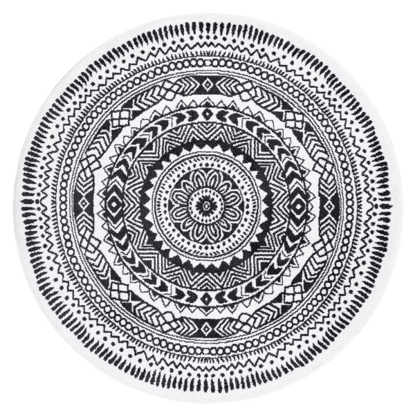 Dywan FUN Napkin serweta - szary koło 100 cm