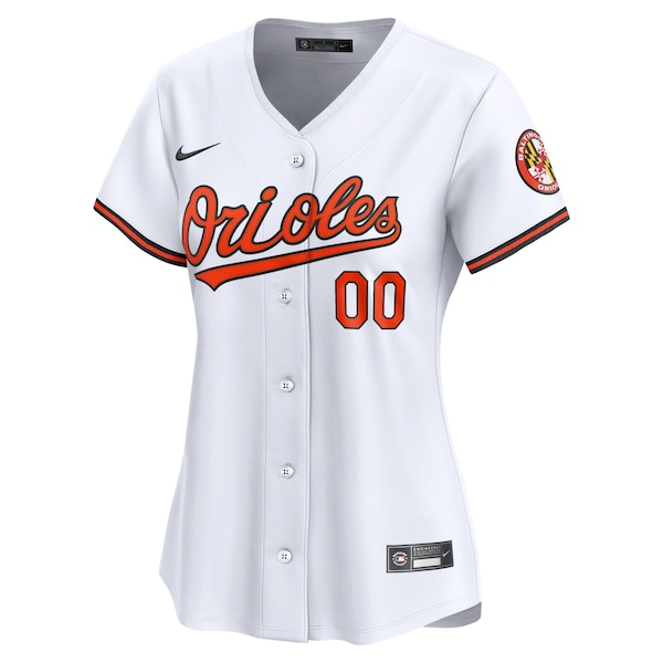 Baltimore Orioles Nike Women's Home Limited Custom Jersey - White