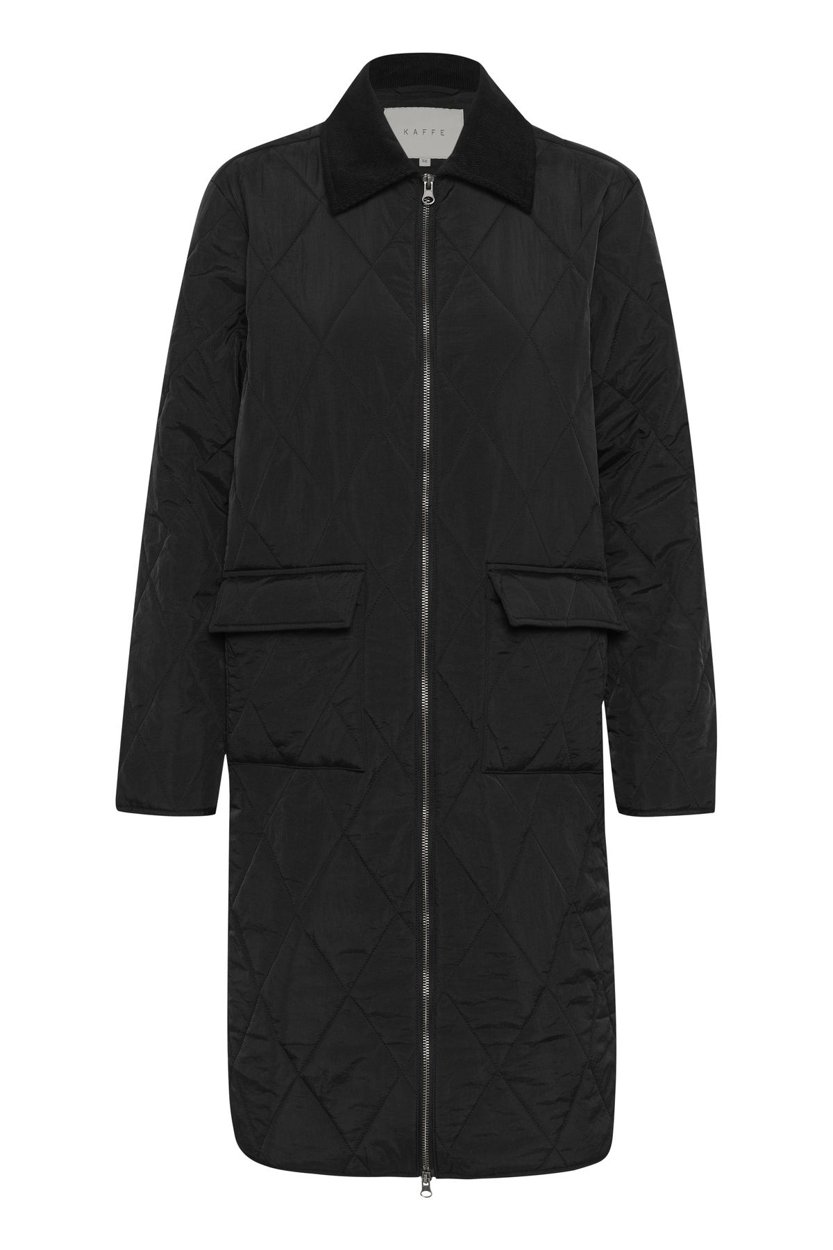 Kaffe KAanneli Zip Fastening Long Jacket