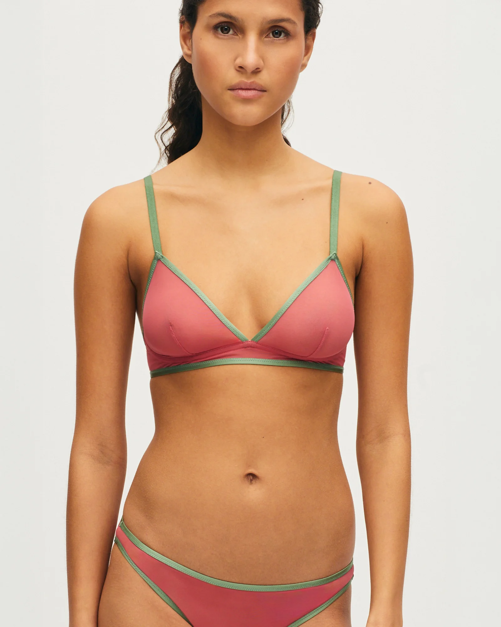 Soutien-gorge sans armatures CHERI TULLE BICOLORE