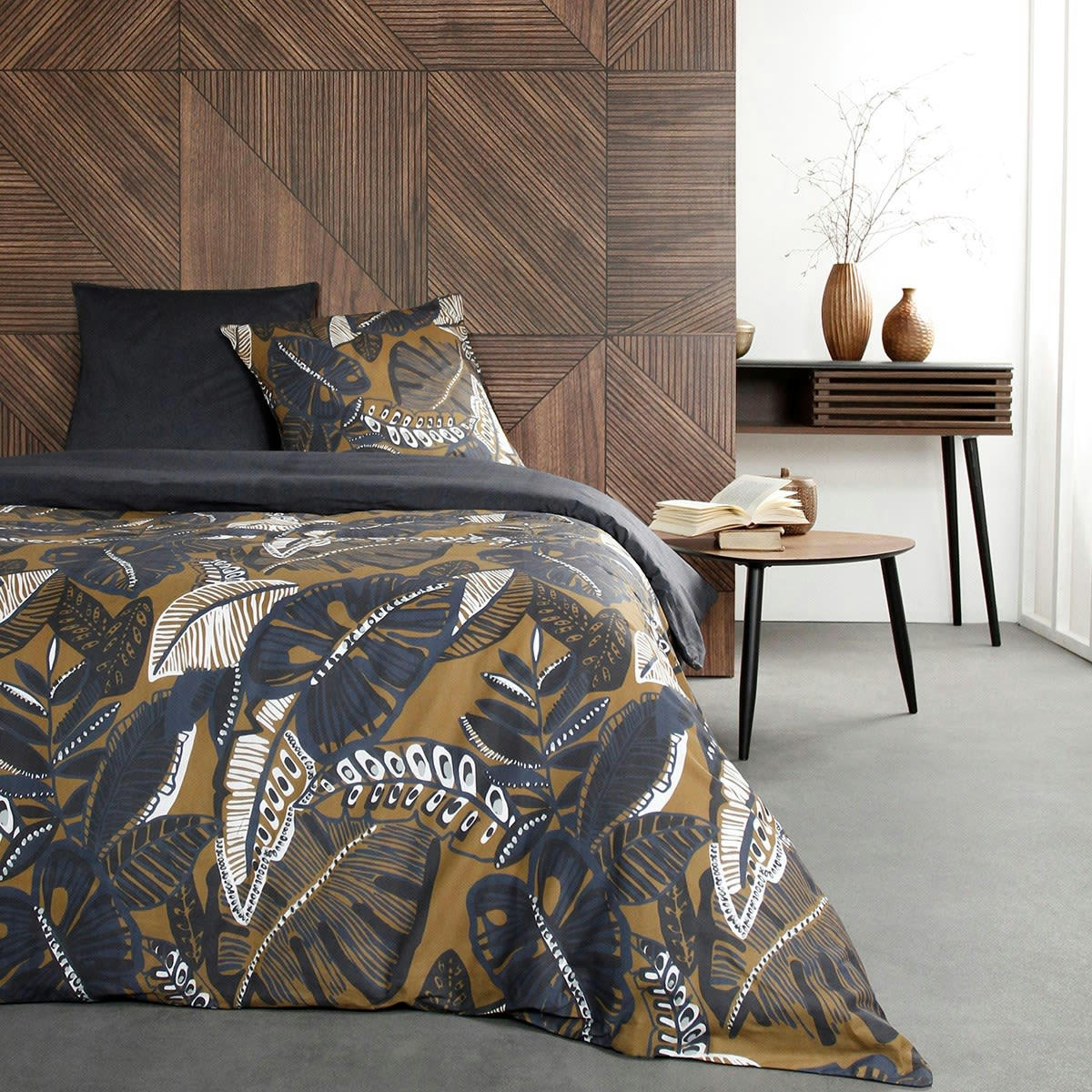 TERANGA LAGOS - Parure de lit 2 personnes imprimé en Coton Multicolore 220x240 cm