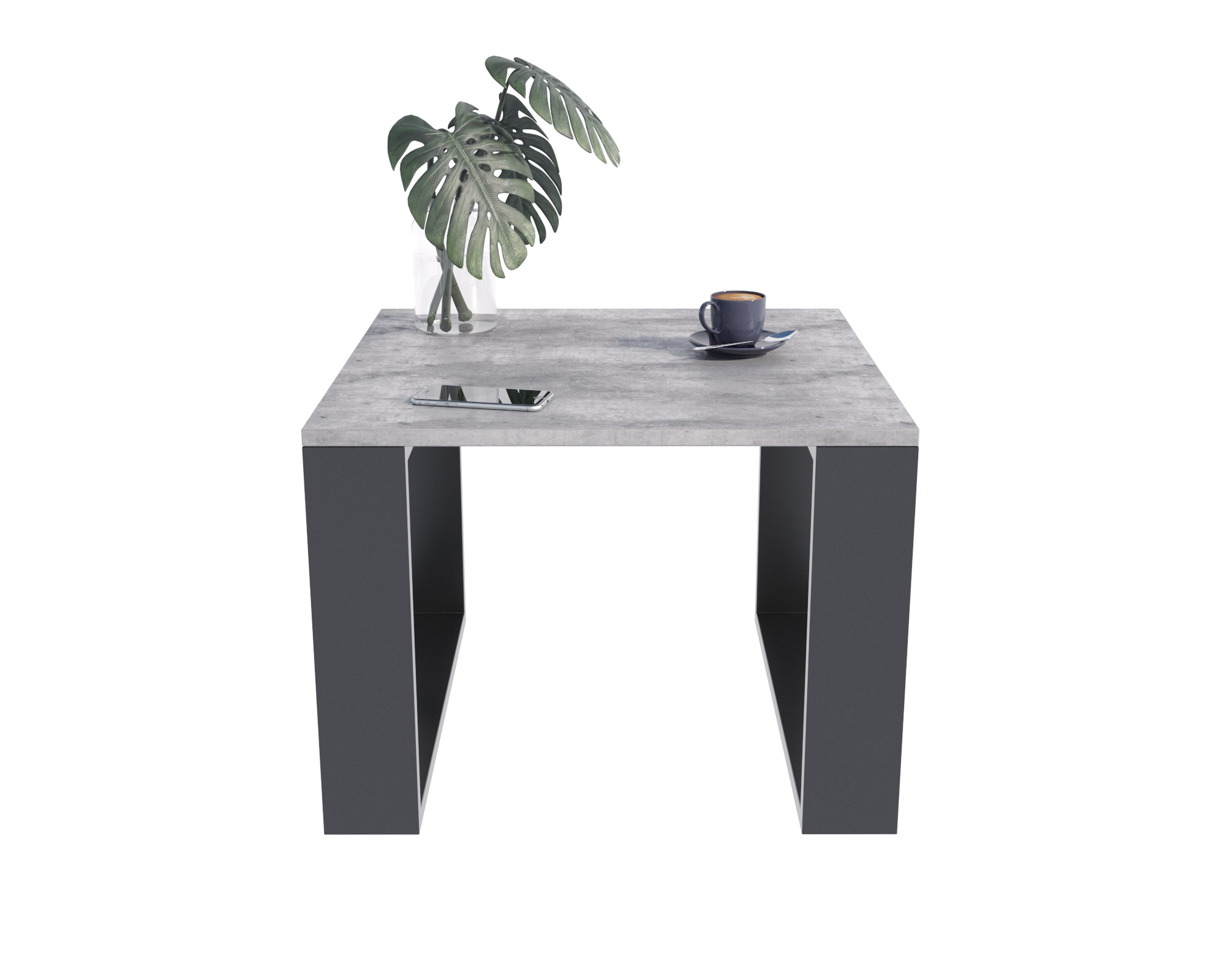 Stolik Bilbo beton/czarny