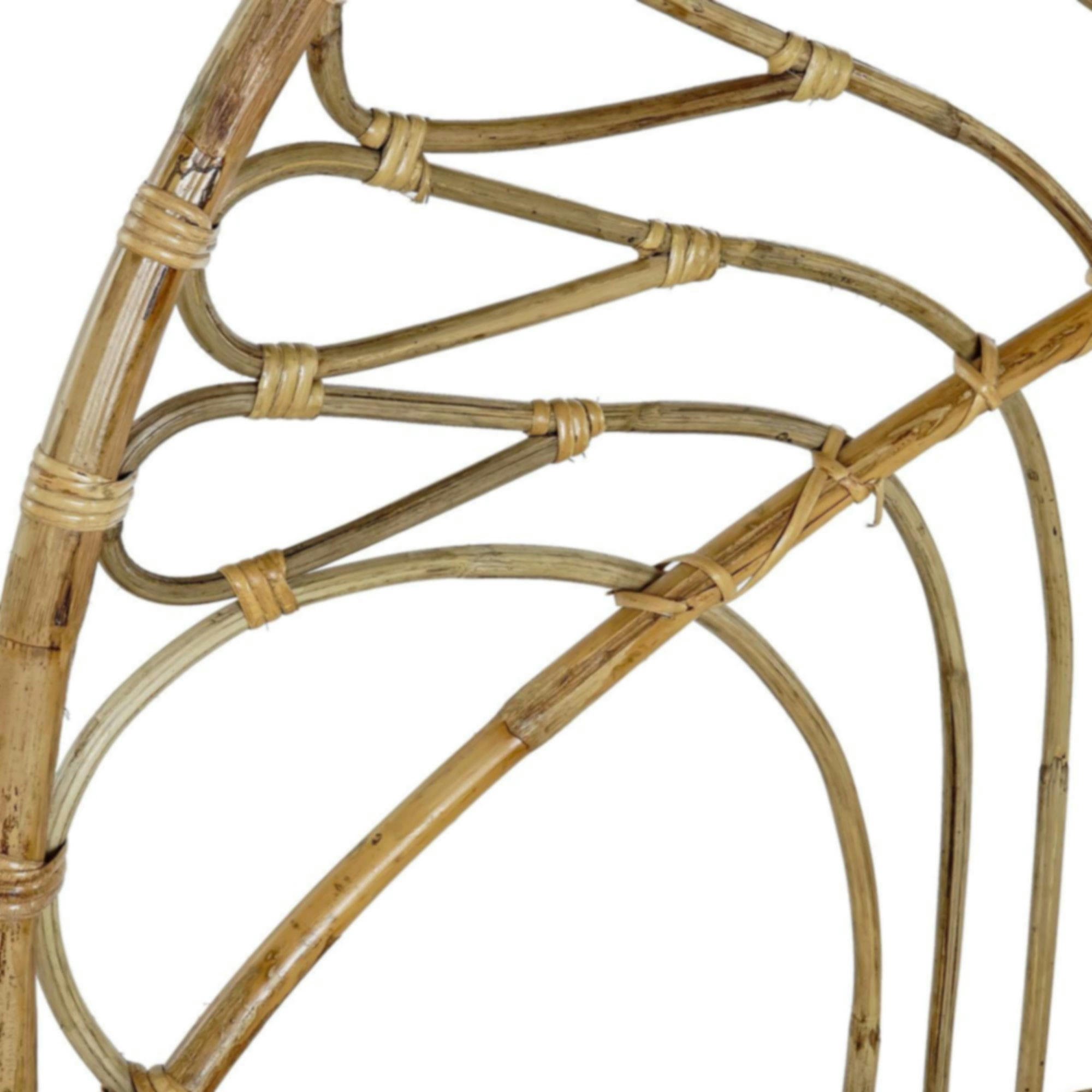 - Tête de lit demi-lune rotin - 180cm