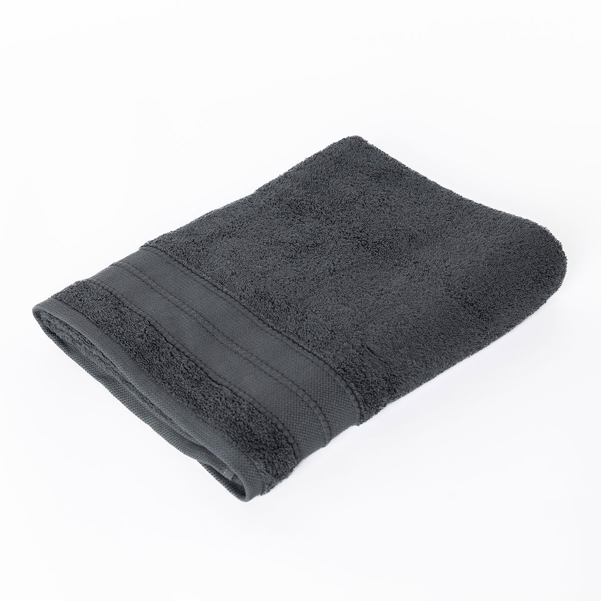 Toalha lençol de banho ESSENZA cinza escuro 90x150cm