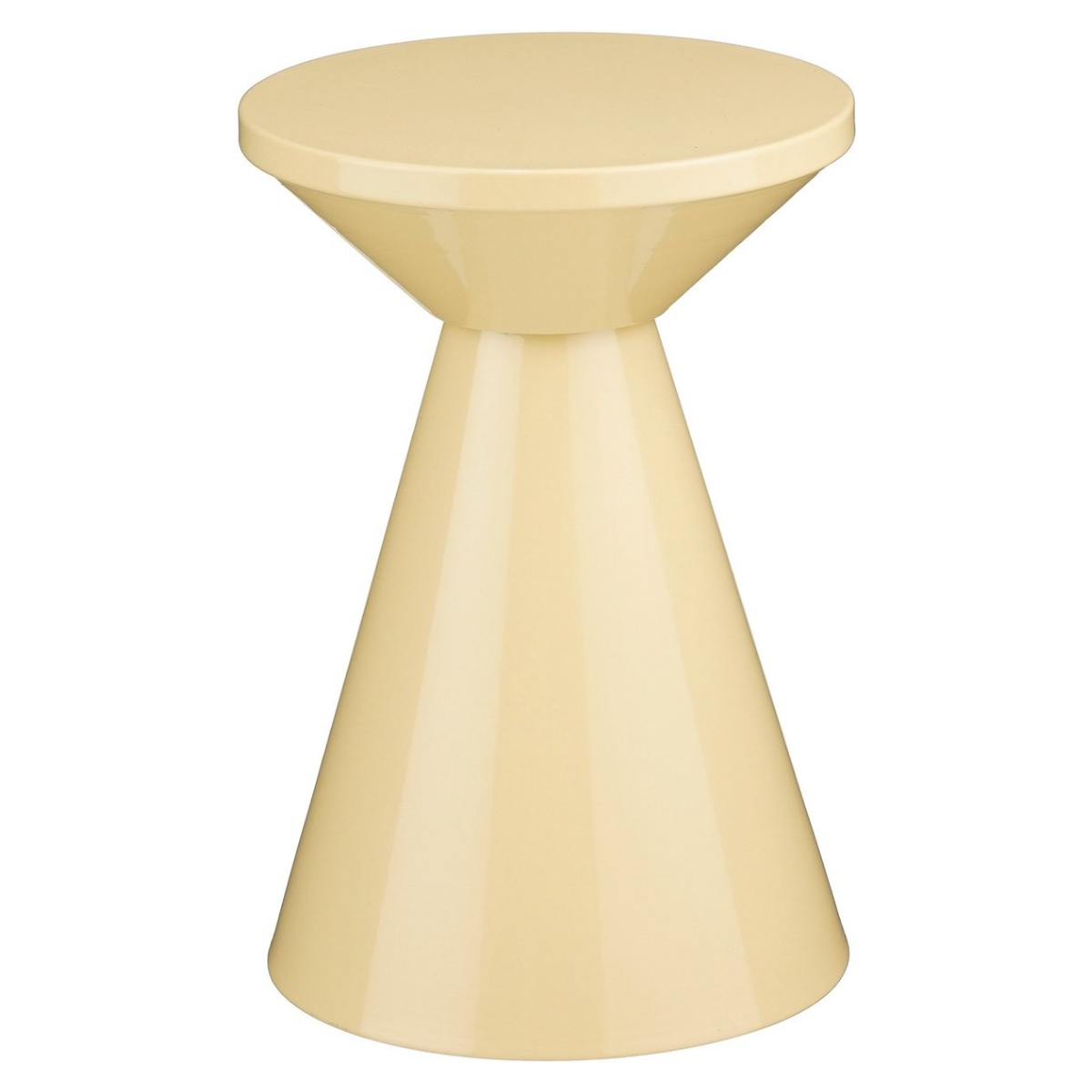 Mica Decorations Jim Bijzettafel - Bijzettafel Rond H45 x Ø31 cm - Ijzeren Tafeltje voor Woonkamer of Slaapkamer - Plantentafeltje - Nachtkastje