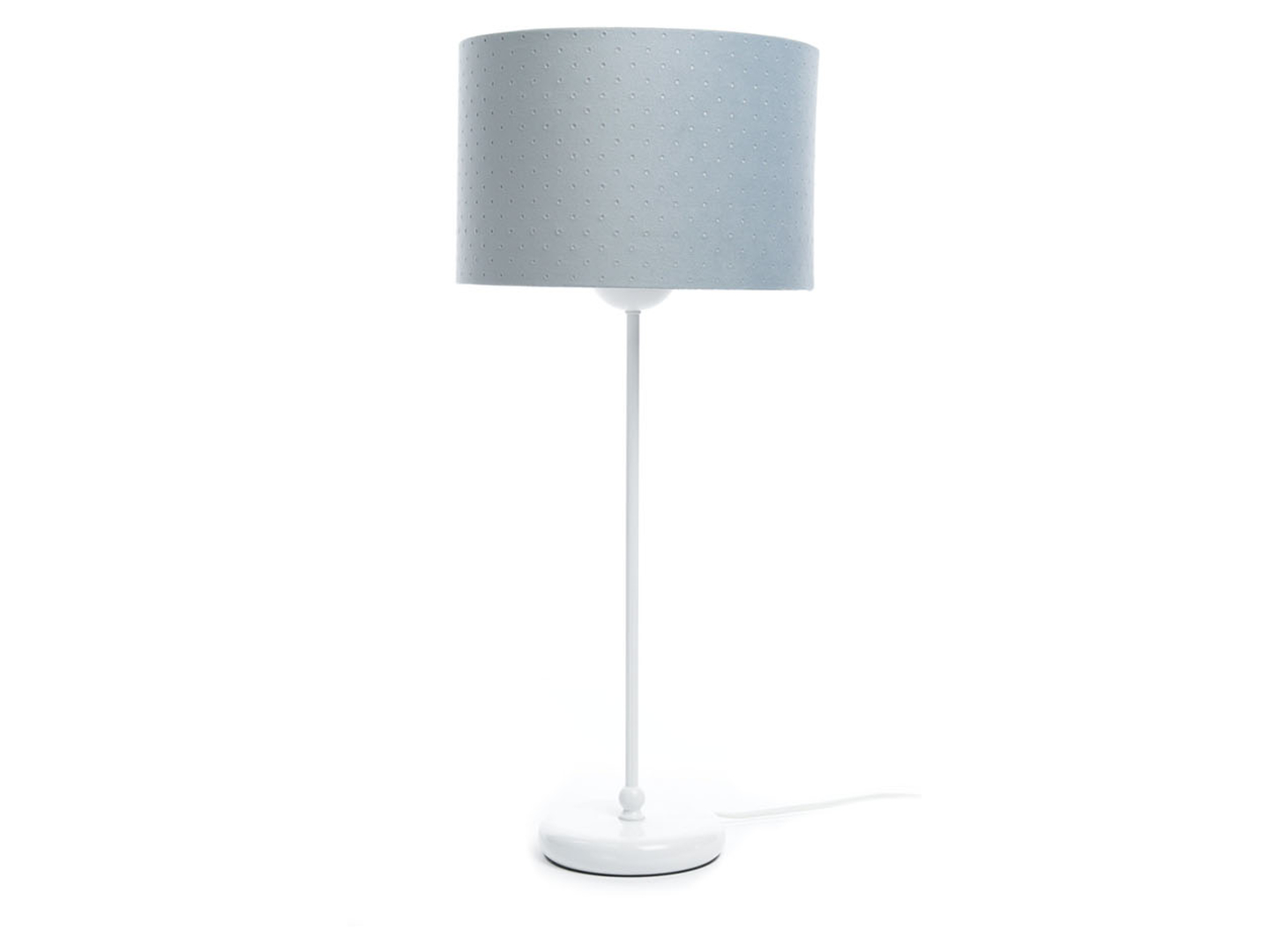 Lampa stołowa Jasmine bebe tkaninowa niebieska
