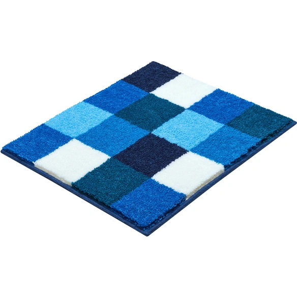 Badematte »Bona«, BxL: 50 x 60 cm, blau, aus 100% Polyacryl